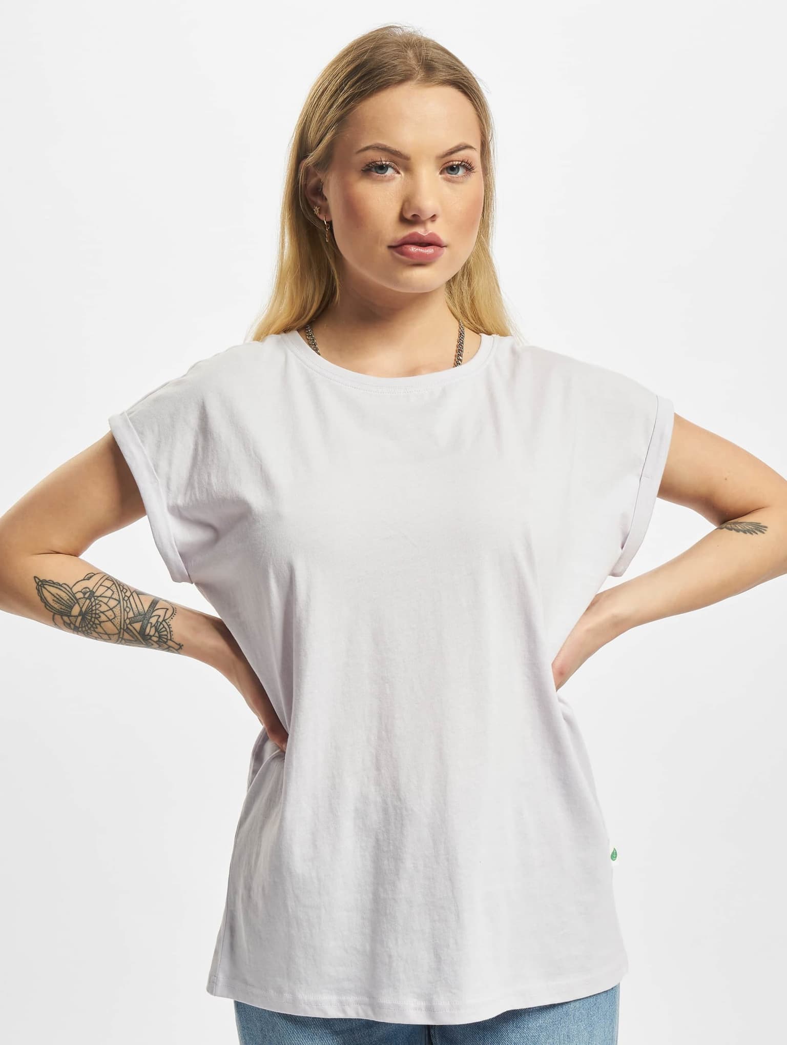Urban Classics Ladies Essentials Extended Shoulder Tee – Bild 3