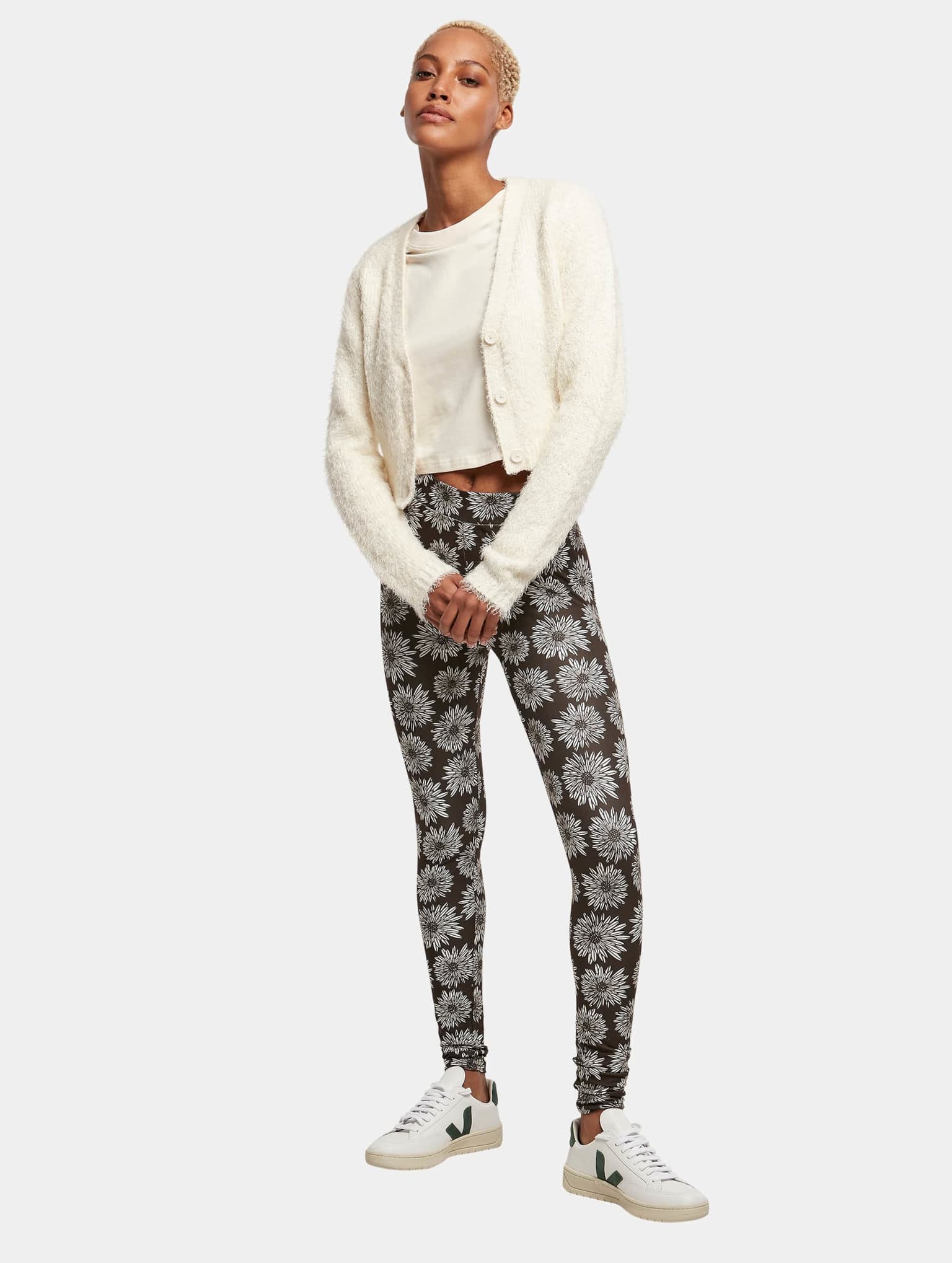 Urban Classics Ladies Cropped Feather Cardigan – Bild 4