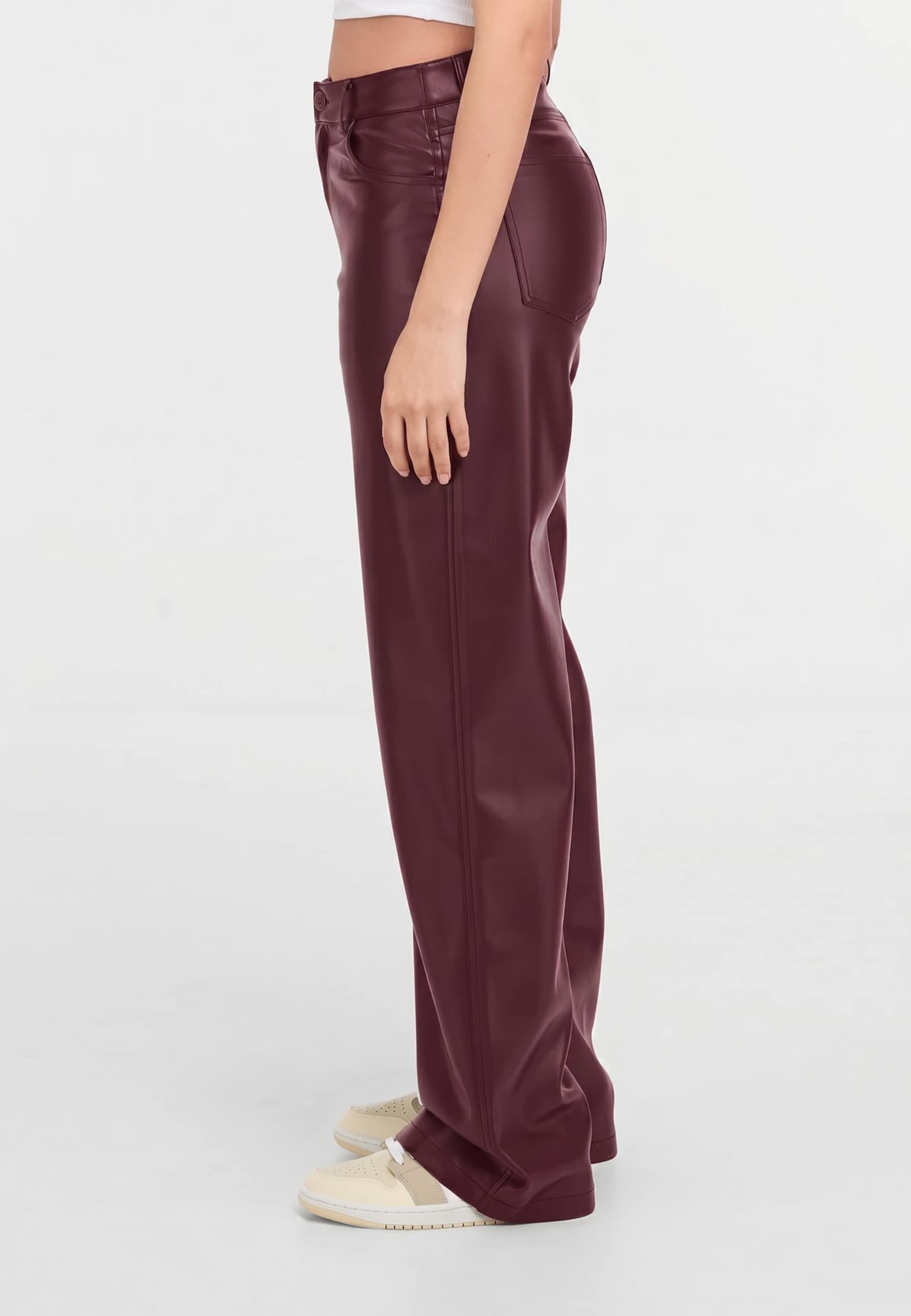 2Y Studios Tiva Loose Fit Leatherette Pants – Bild 3