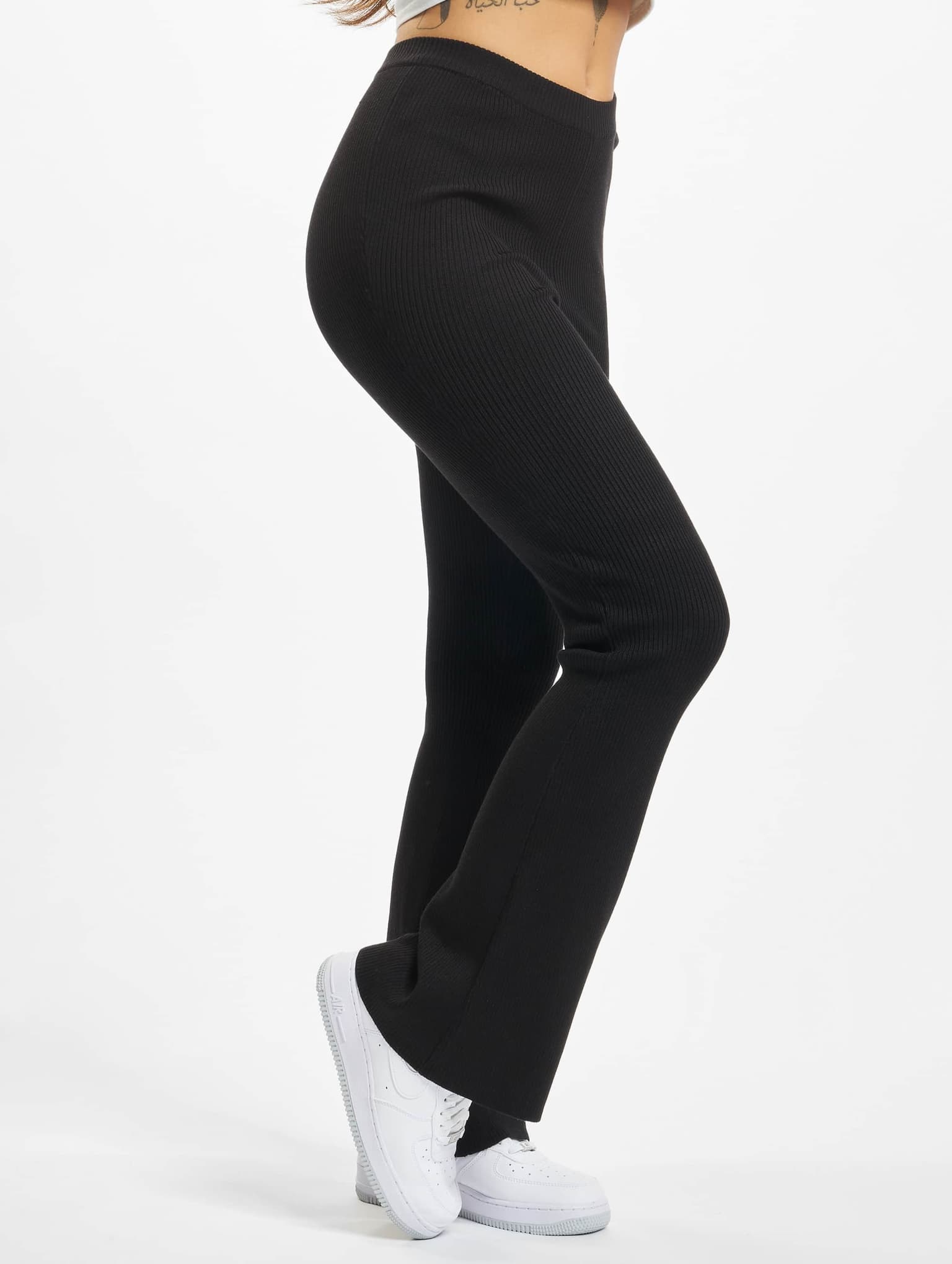 Urban Classics Ladies Rib Knit Bootcut Leggings – Bild 3