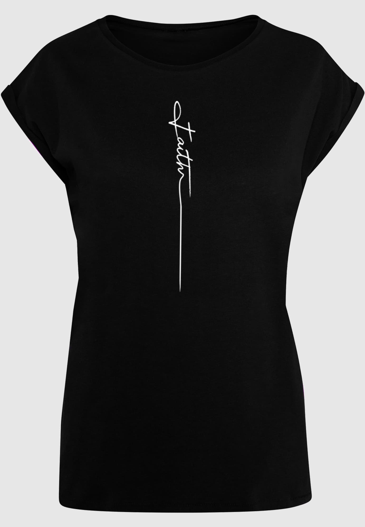 Merchcode Ladies Faith Extended Shoulder Tee – Bild 3