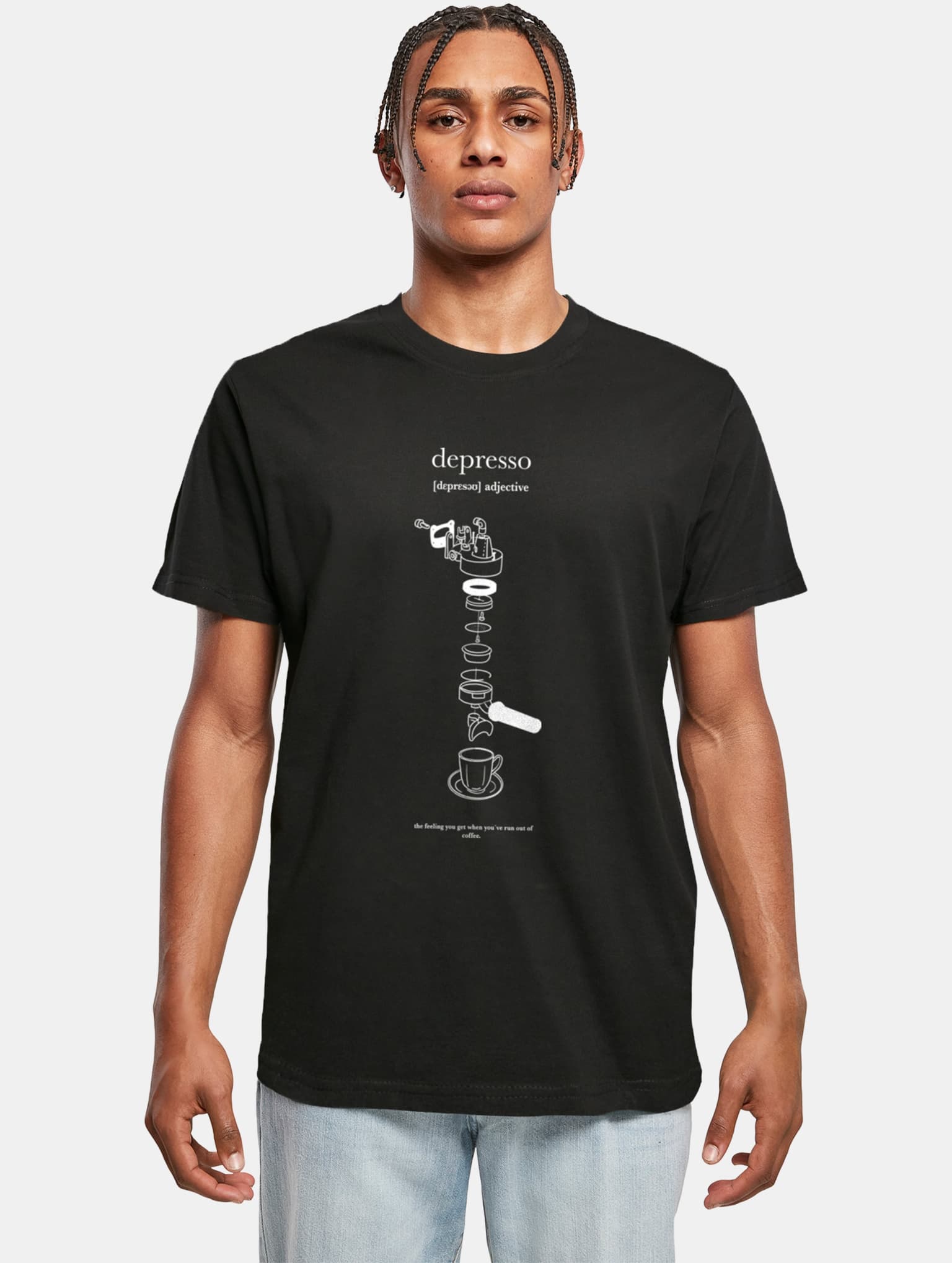 Mister Tee Depresso T-Shirt Round Neck