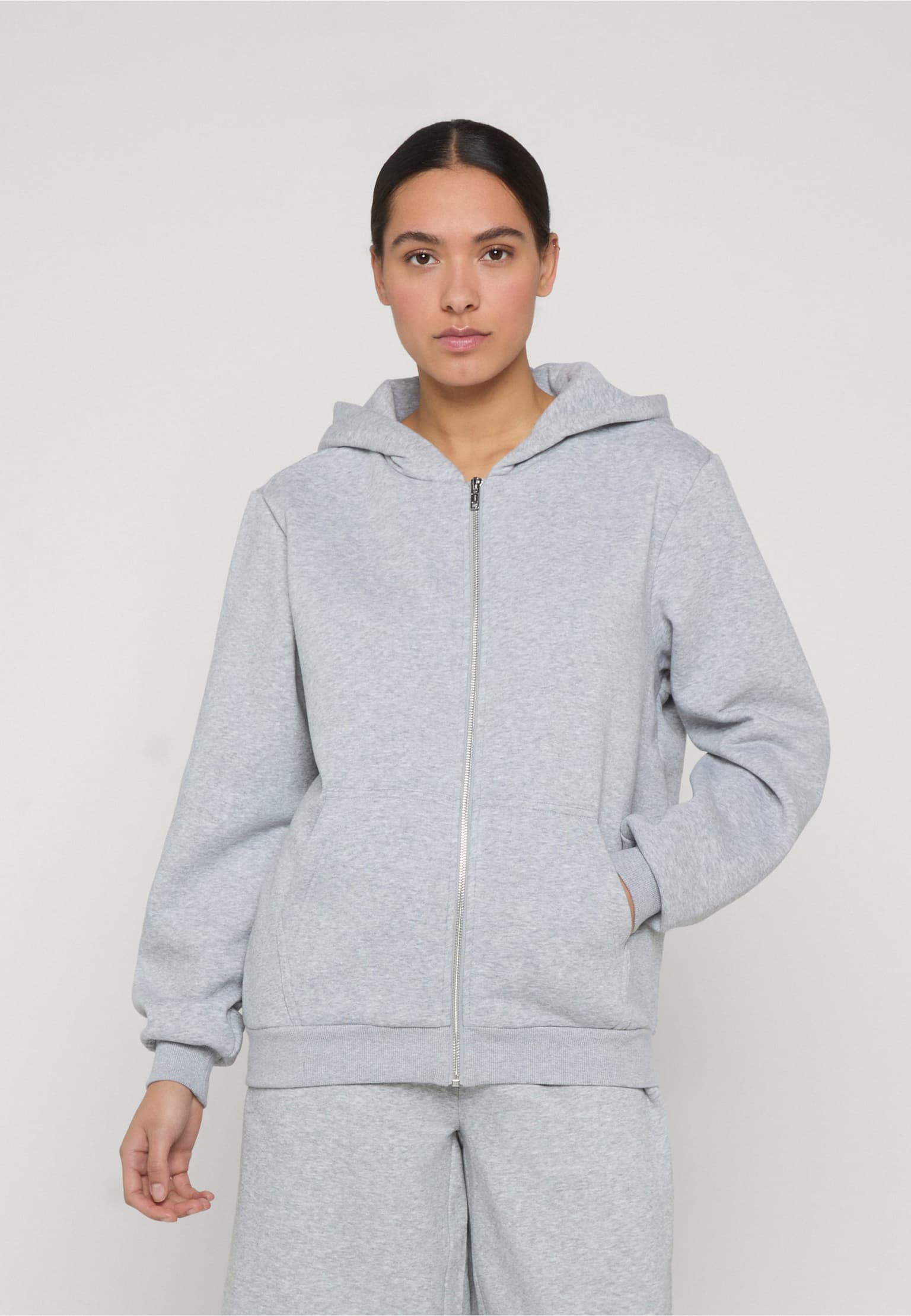 Urban Classics Ladies Fluffy Zip Hoody