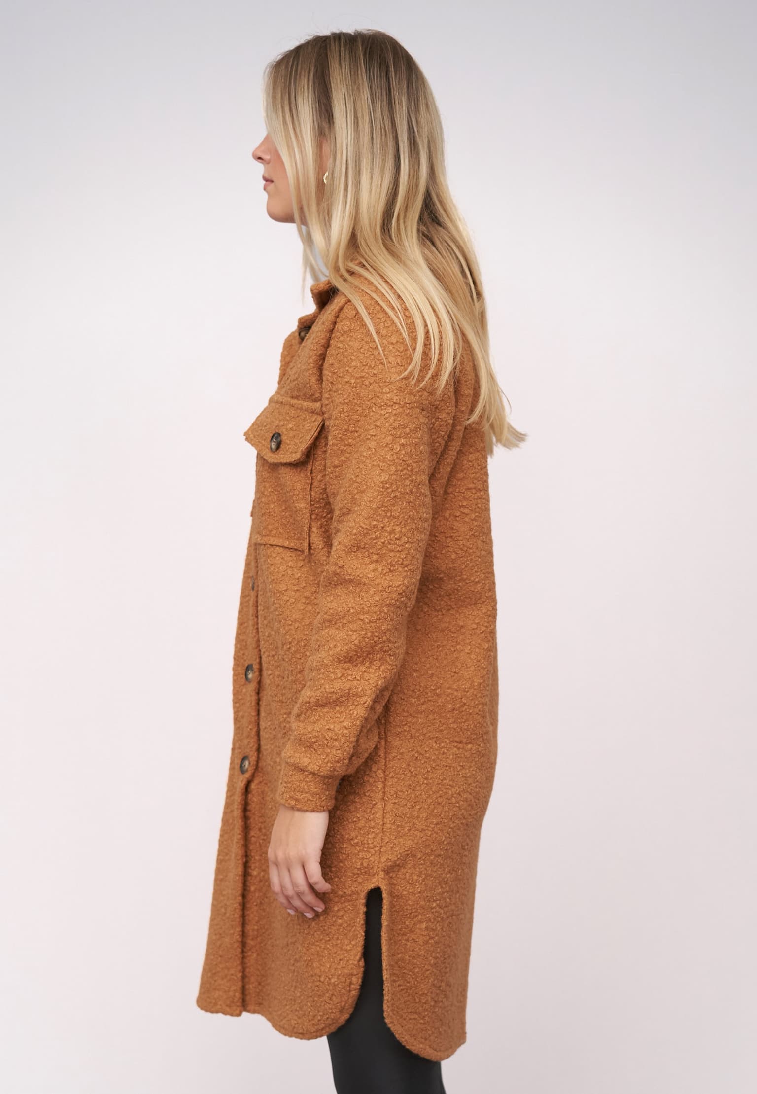 Cloud5ive Teddy Coat with buttons and chest pockets – Bild 3