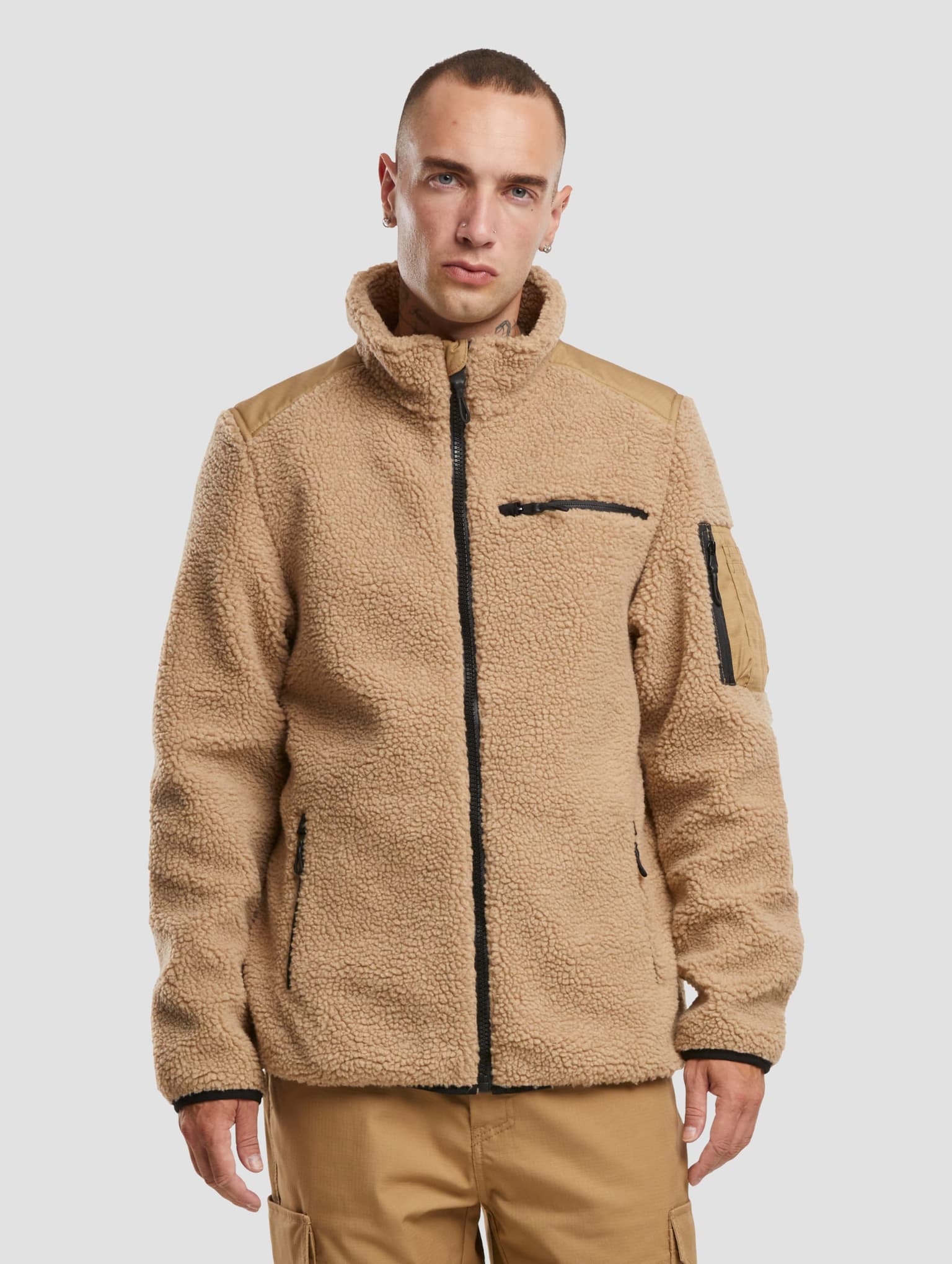 Brandit Ramble Teddyfleece Winterjacke – Bild 3