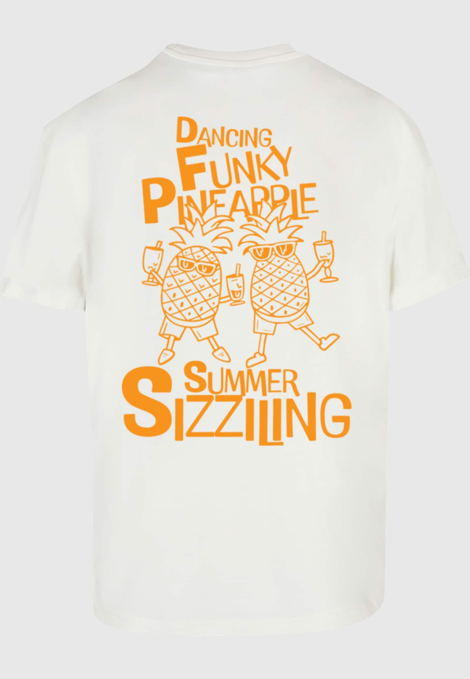 Merchcode Funky Pineapple Oversized T-shirt – Bild 4