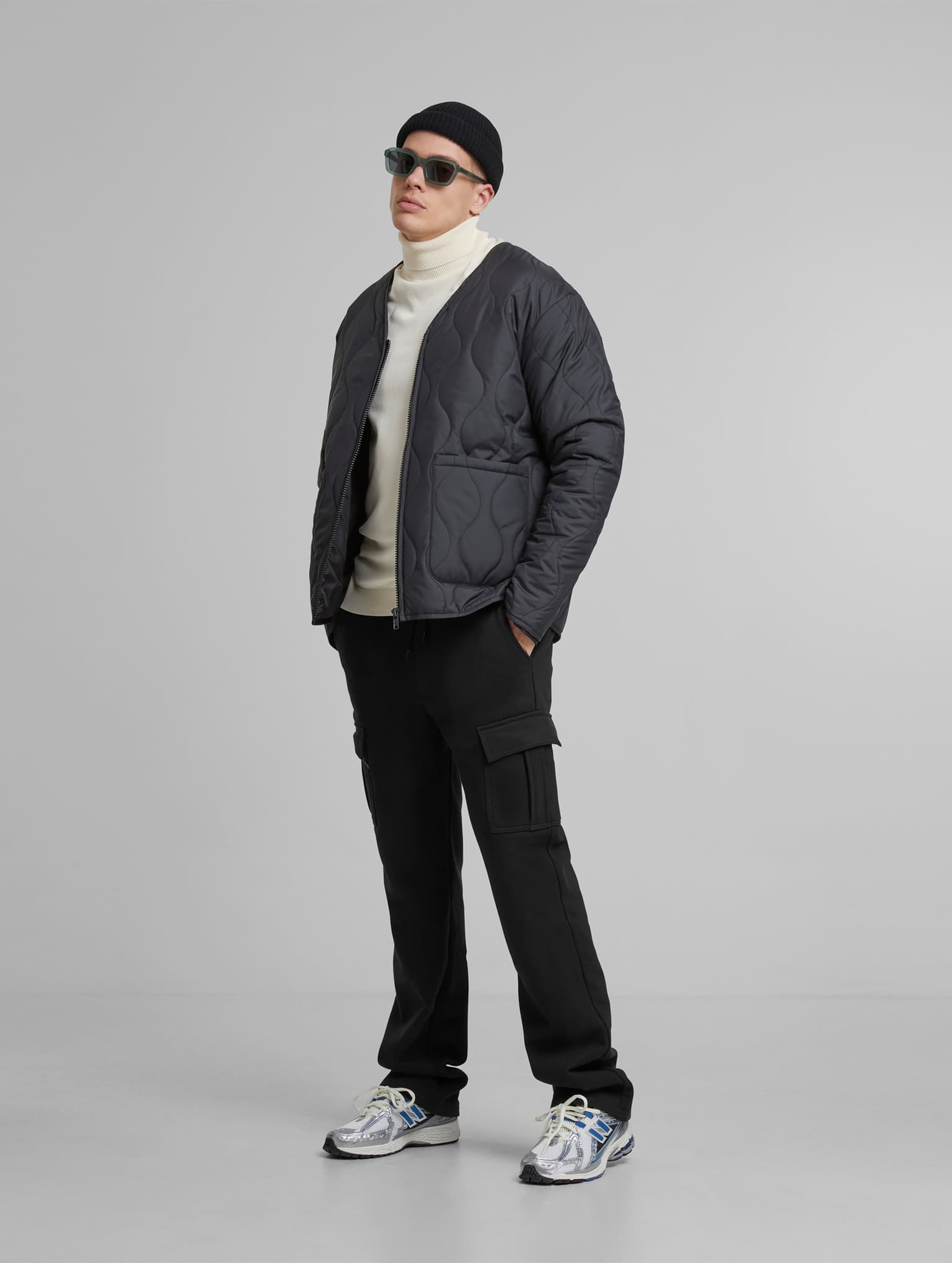 Urban Classics Padded Quilting Übergangsjacke – Bild 4