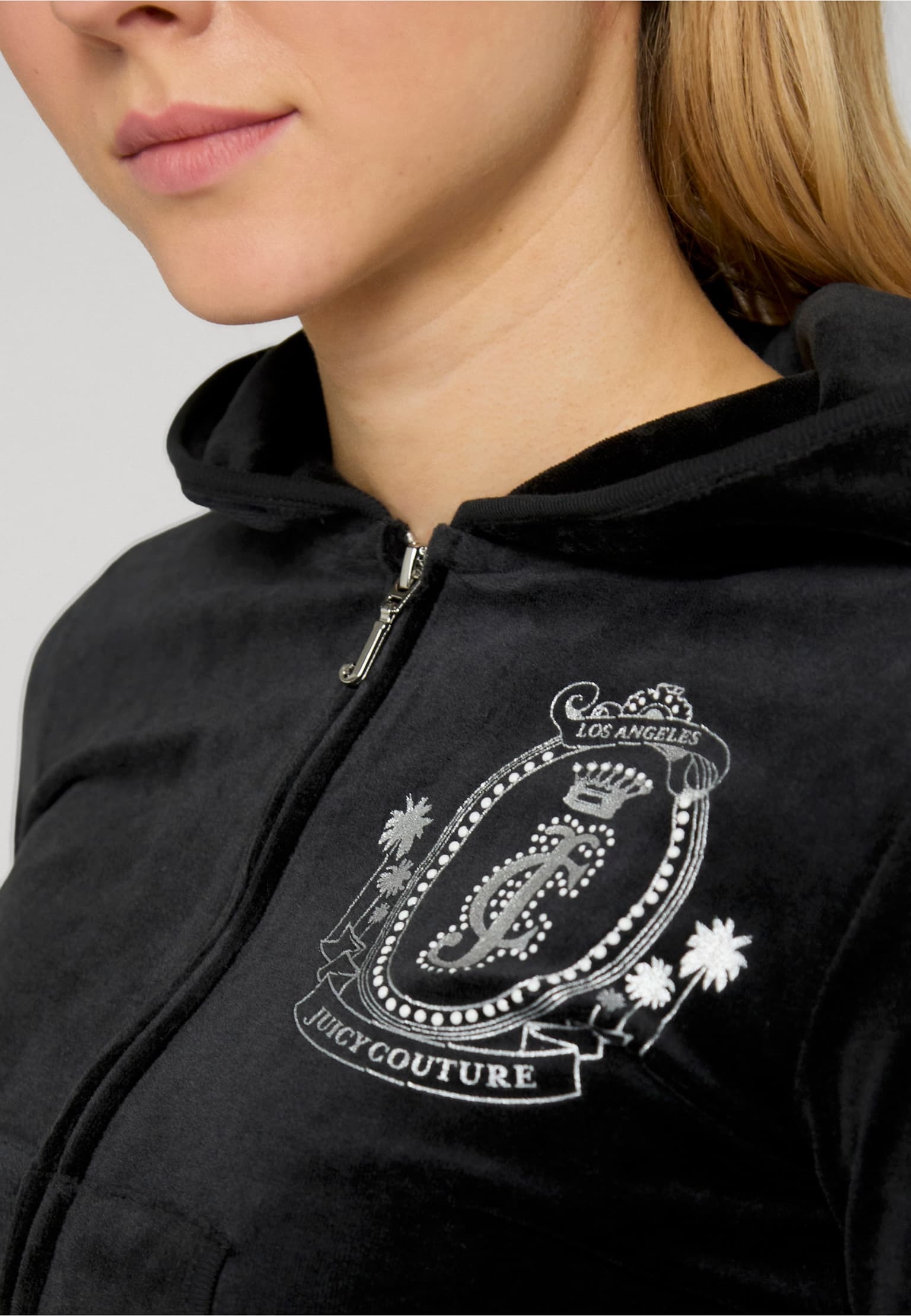Juicy Couture HERITAGE PALM TREE CREST ROBYN HOODIE – Bild 4