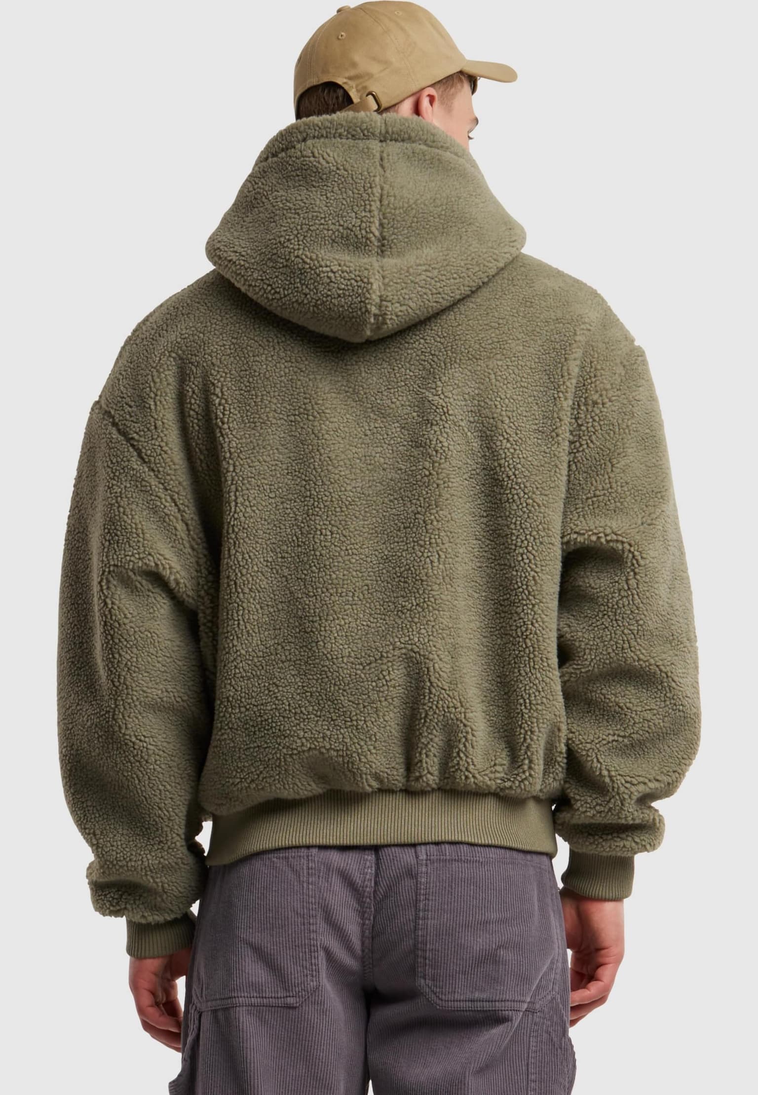 Urban Classics Oversized Teddy Hoody – Bild 2