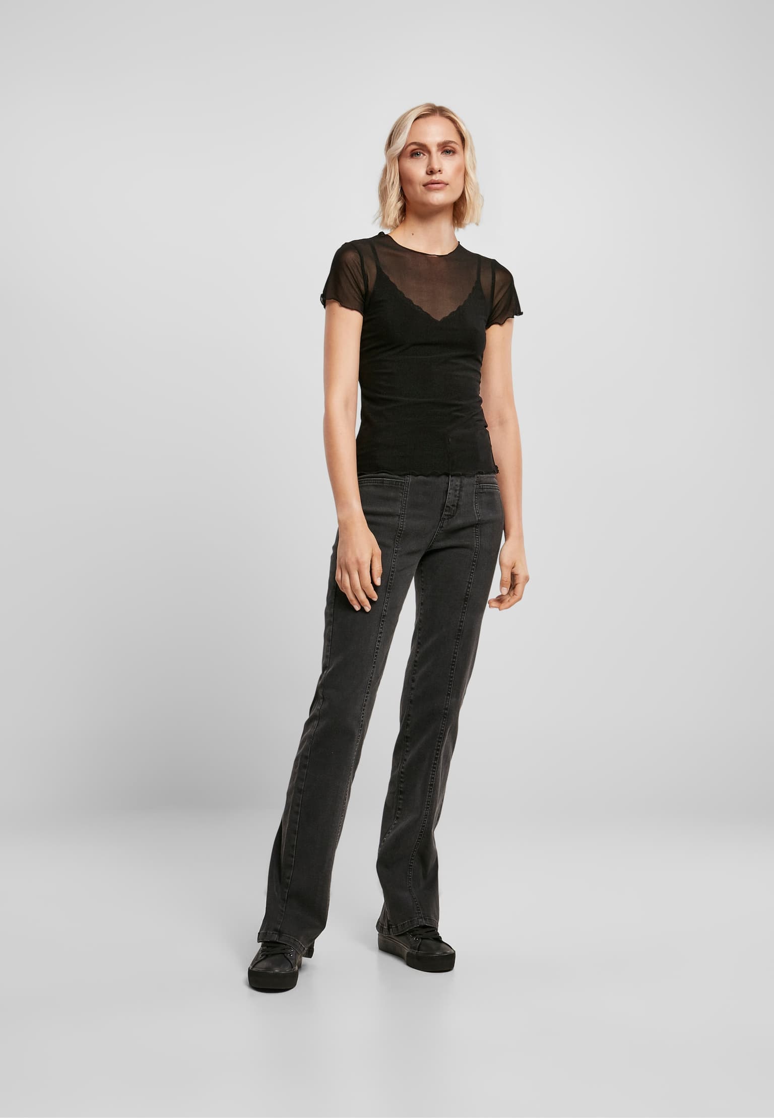 Urban Classics Ladies Mesh Tee – Bild 4
