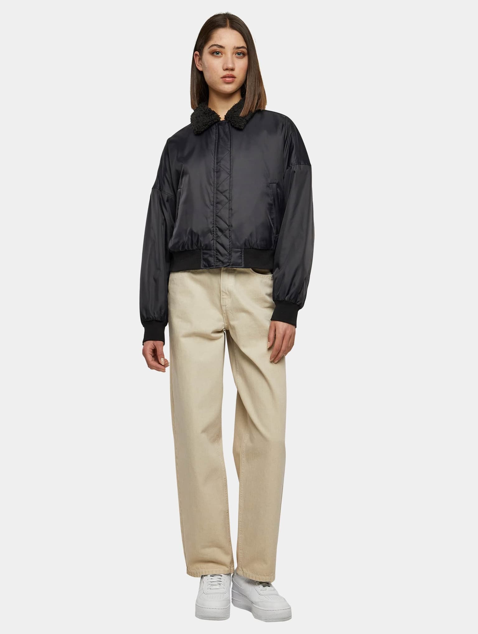 Urban Classics Ladies Pilot Bomber Jacket – Bild 4