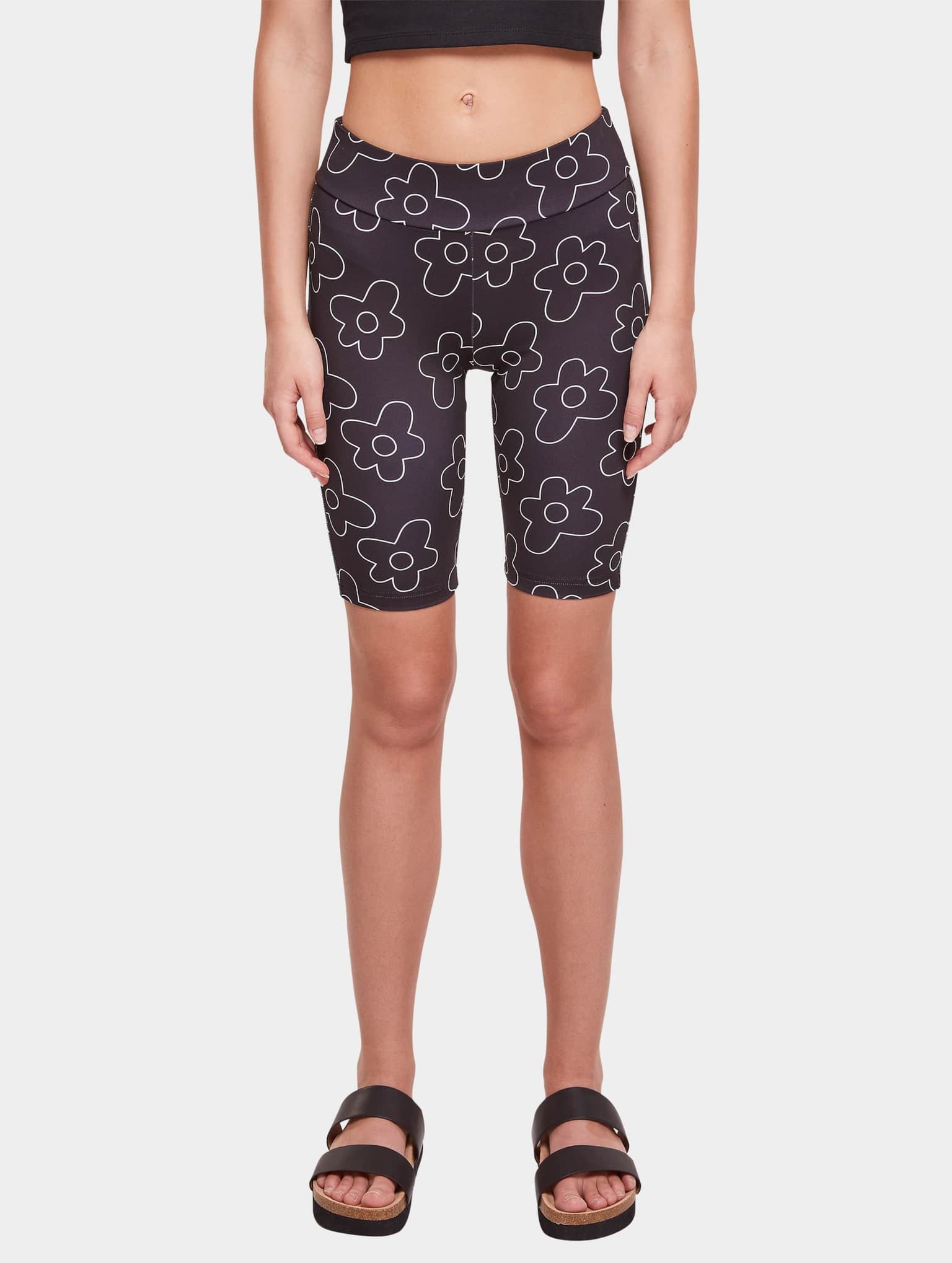 Urban Classics Ladies High Waist AOP Tech Cycle Short – Bild 3