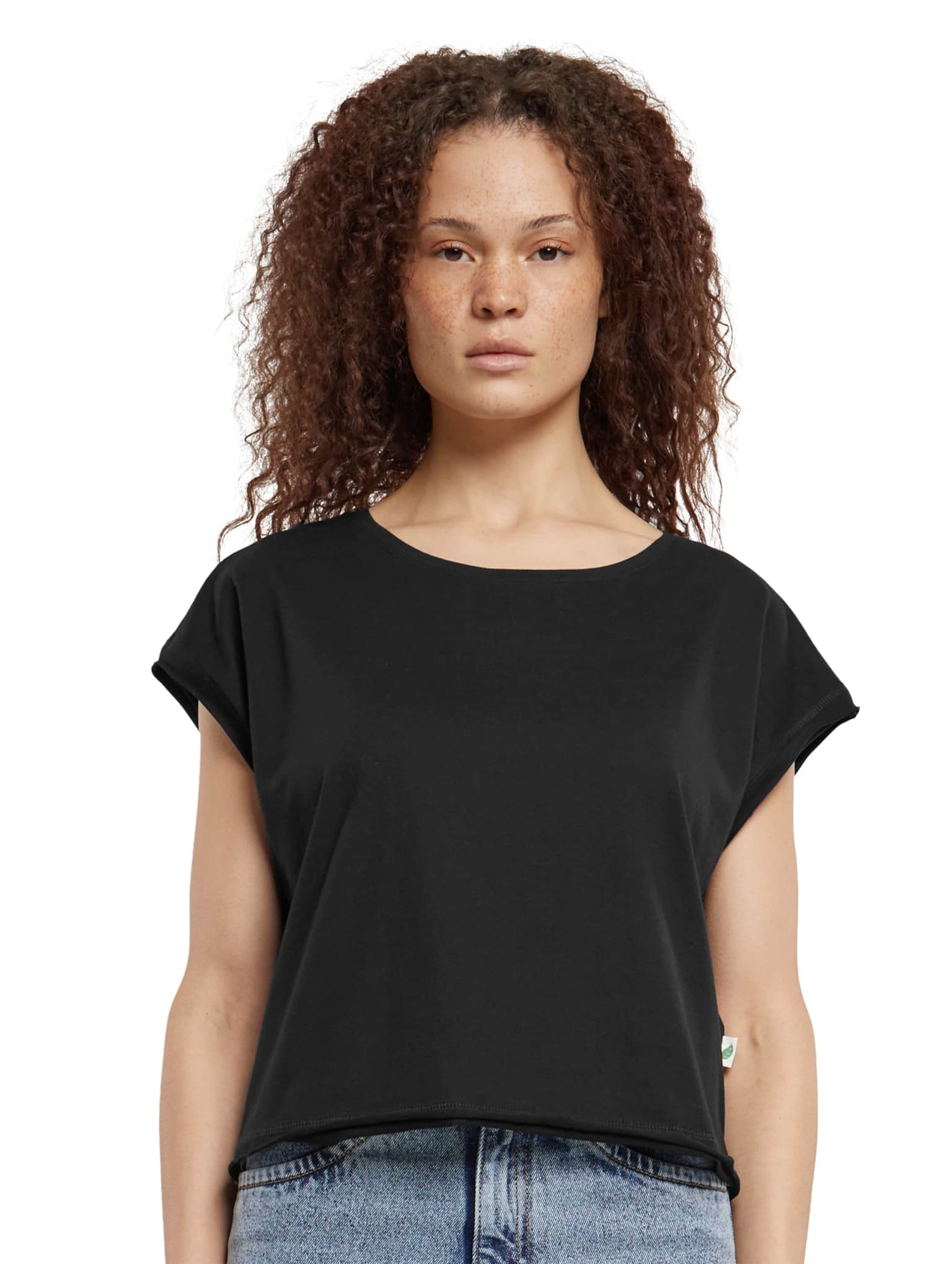 Urban Classics Ladies Essentials Open Edge Tee – Bild 4