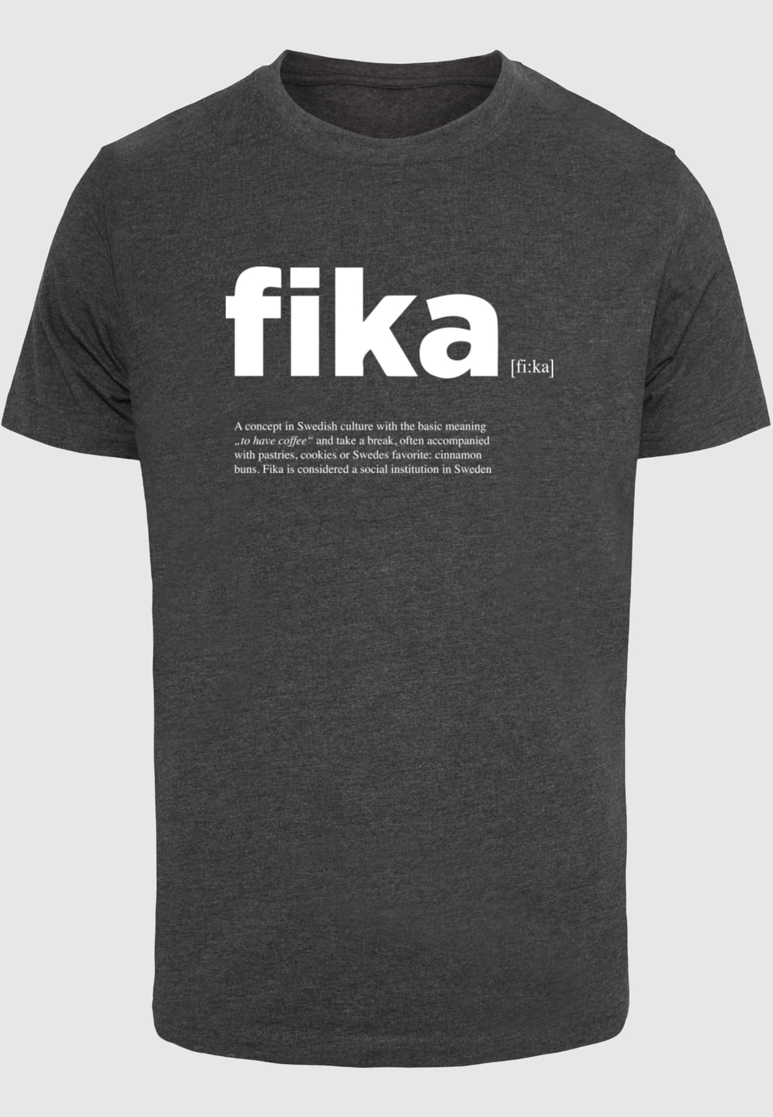 Mister Tee Fika Definition T-Shirt Round Neck – Bild 3