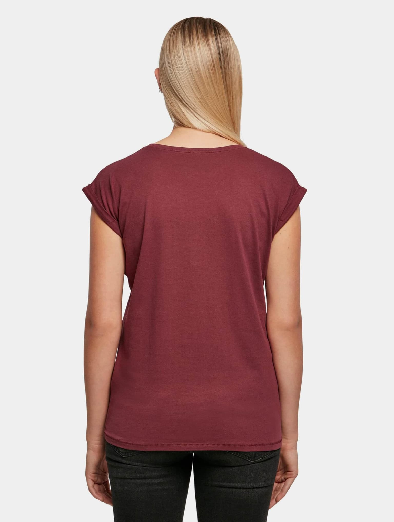 Build Your Brand Ladies Extended Shoulder Tee – Bild 2