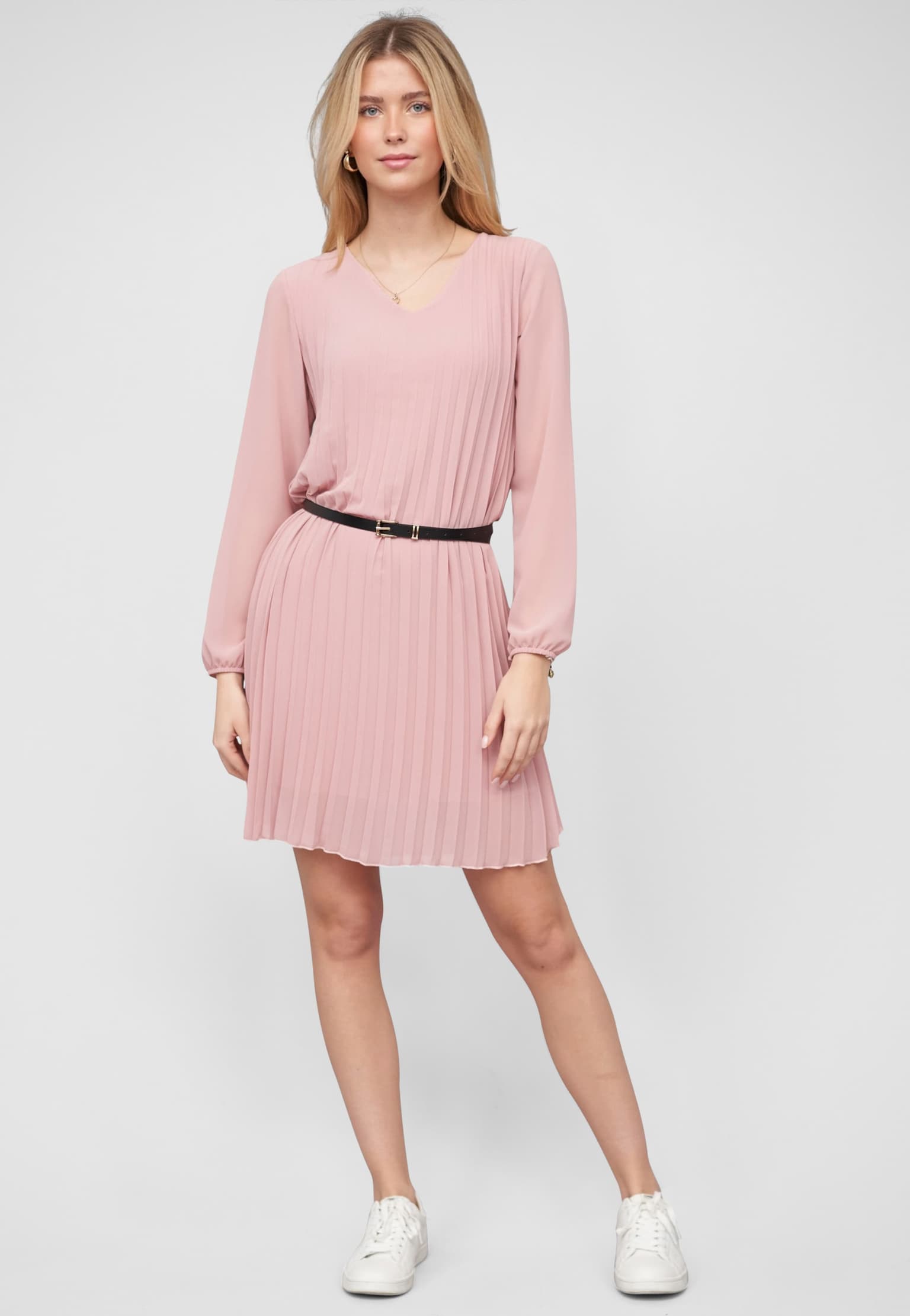 Cloud5ive Cloud 5ive Pleated Dress with belt – Bild 4