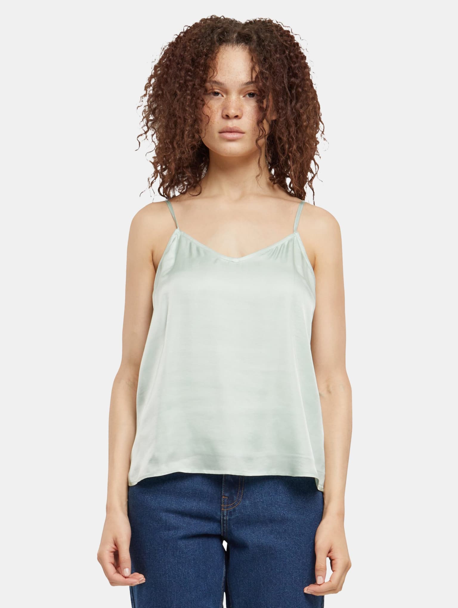 Urban Classics Ladies Viscose Satin Slip Top – Bild 3