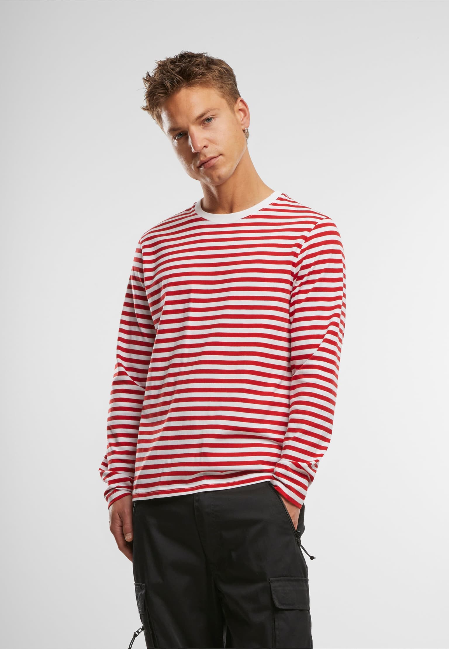 Brandit Jerseyshirt Stripe longsleeve