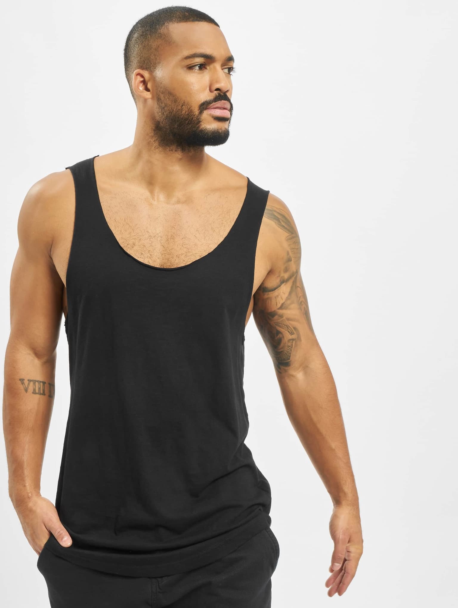 Urban Classics Long Shaped Open Edge Loose Tank