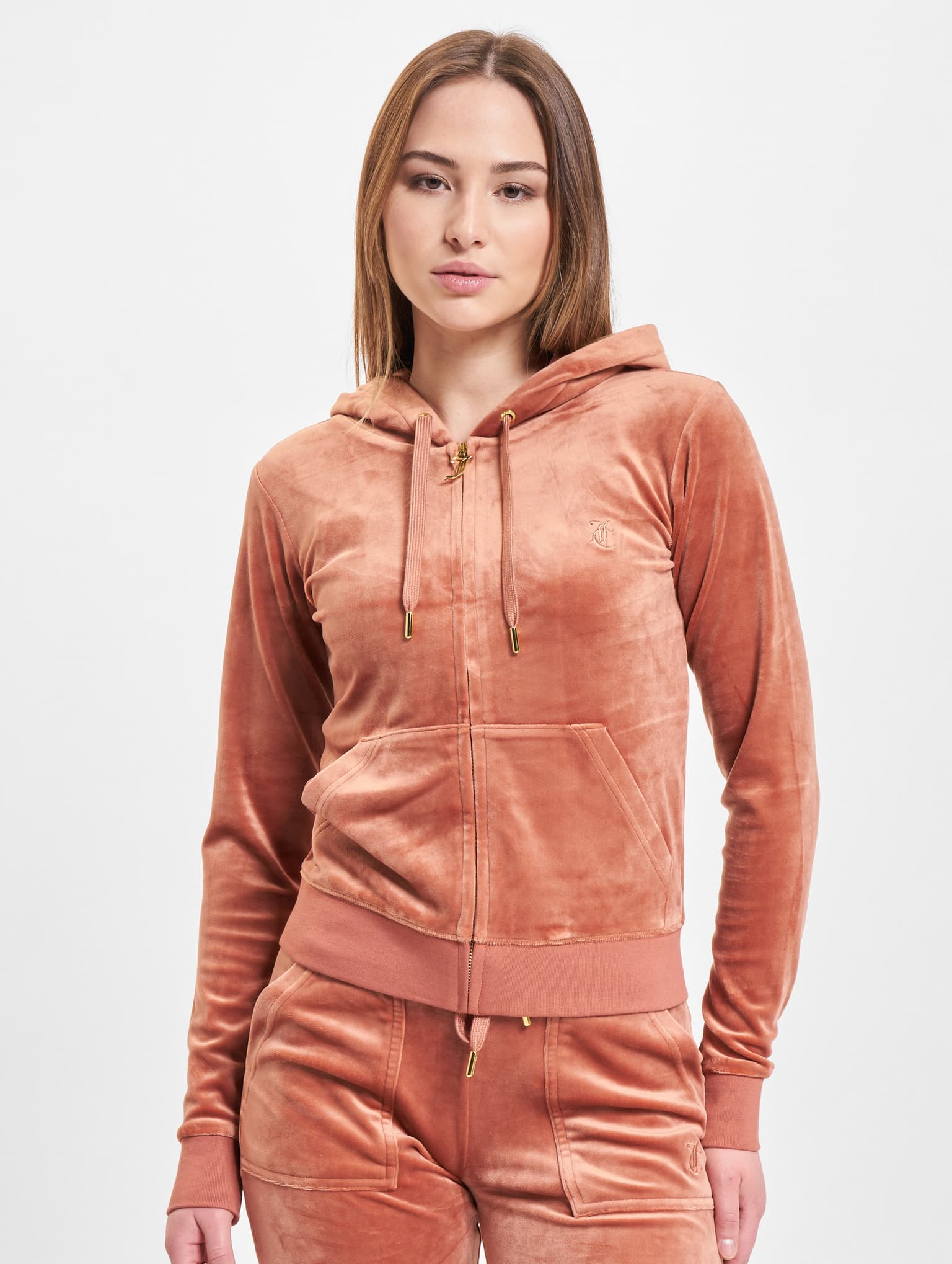 Juicy Couture Robertson Gold Hardware Zip Hoodie – Bild 4