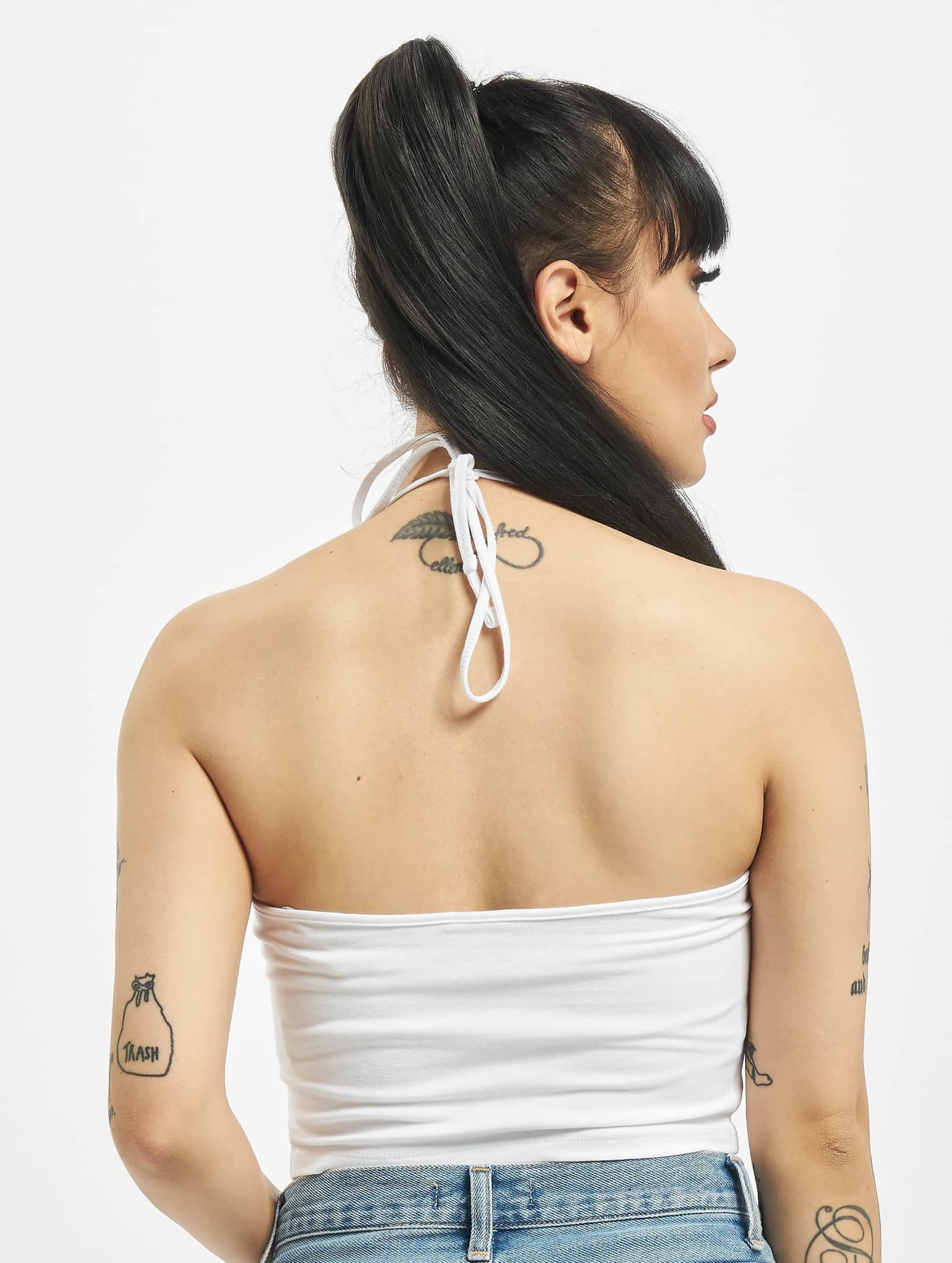 Urban Classics Ladies Cropped Neckholder Top 2-Pack – Bild 3