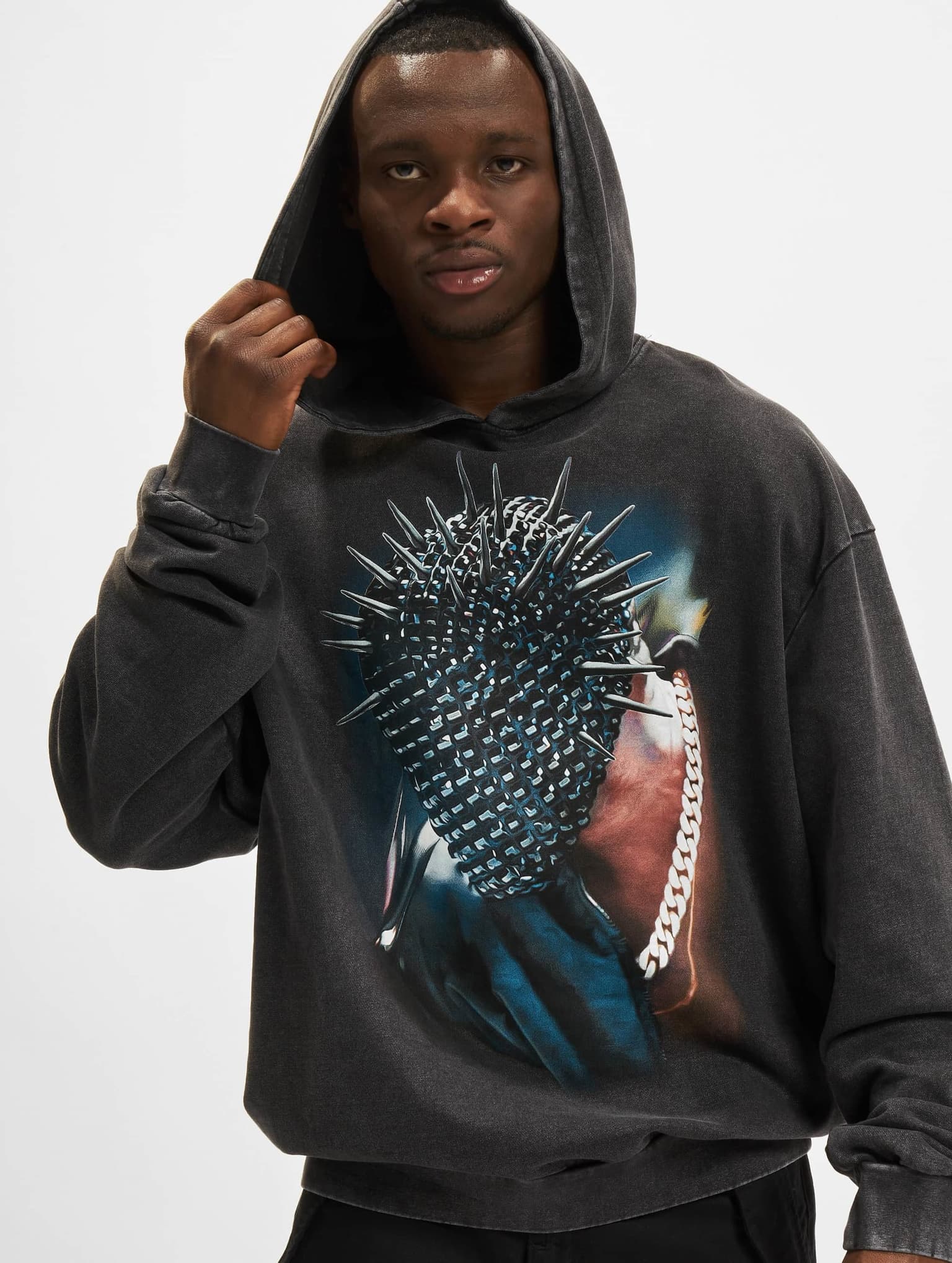 Mister Tee Upscale Thorned Mask Oversize Hoody