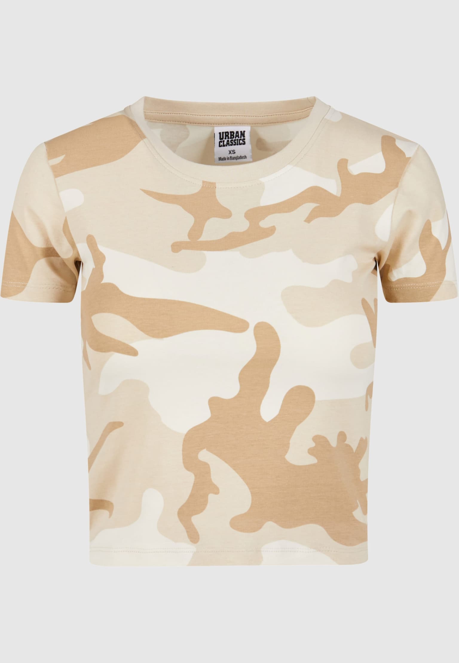 Urban Classics Ladies Cropped Camo T-Shirt – Bild 3