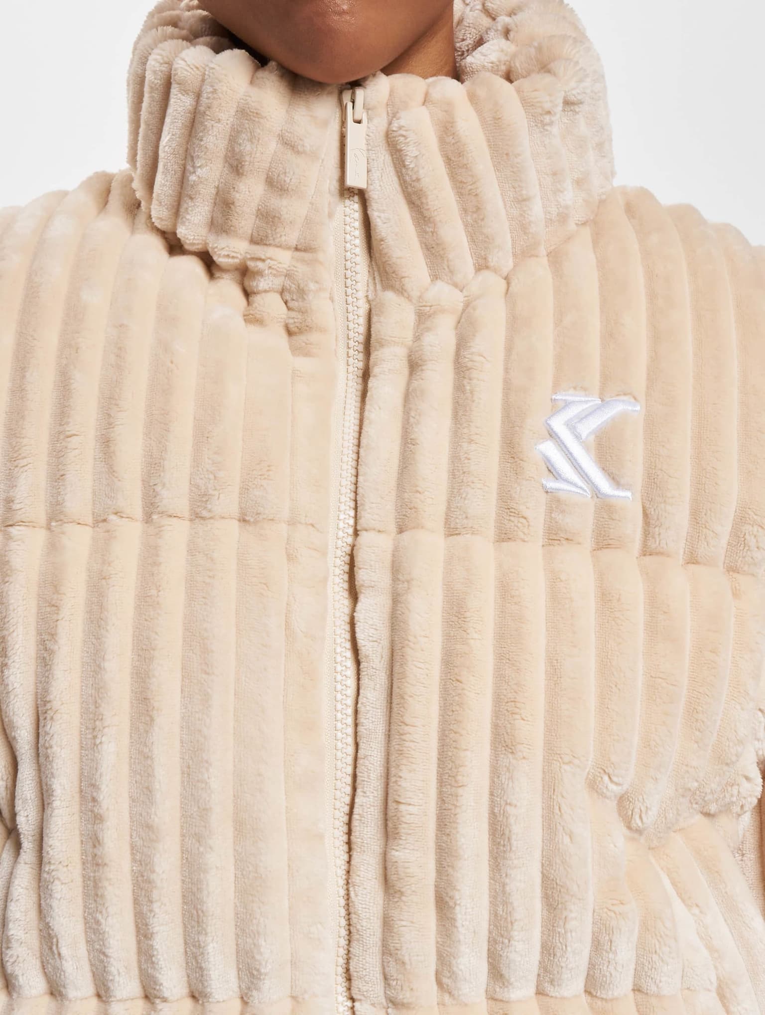 Karl Kani KW233-024-1 KK Og Fuzzy Corduroy Short Puffer Jacket – Bild 4