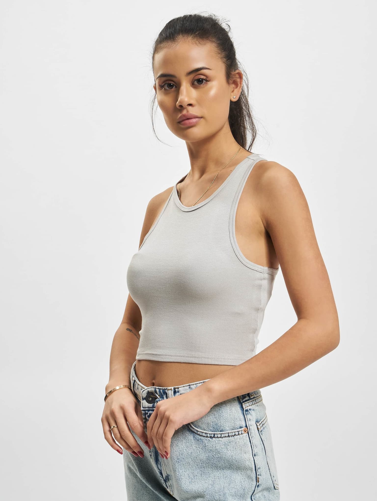 Urban Classics Ladies Rib Cropped Top – Bild 3