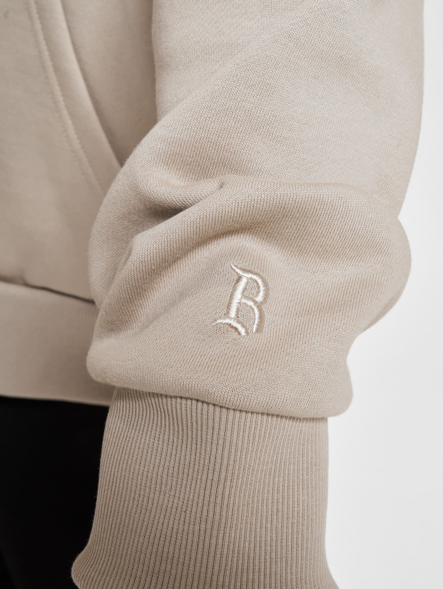 Bazix Republiq Super Heavy Blank Hoodie – Bild 4