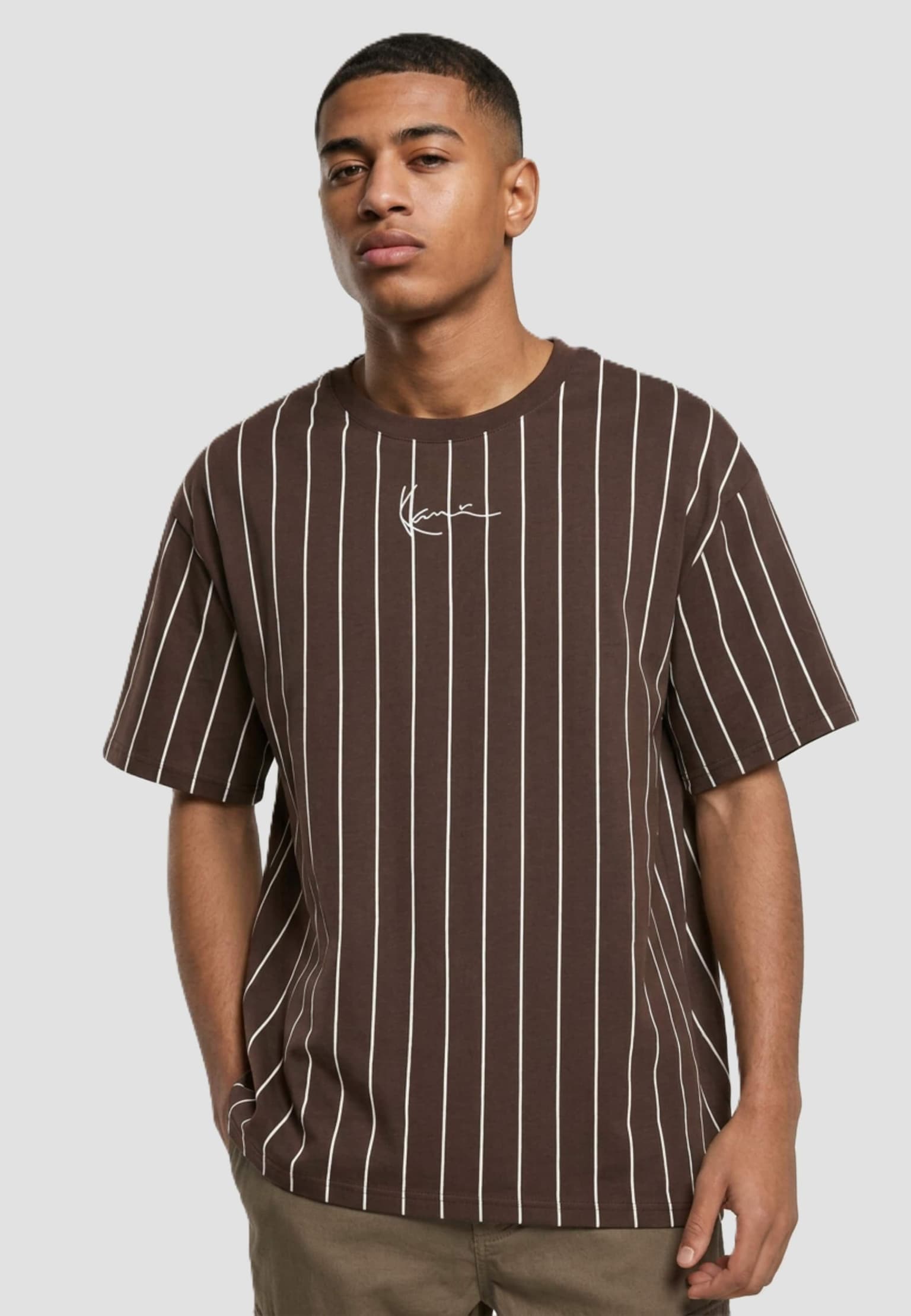 Karl Kani Small Signature Essential And Pinstripe Tee 2 Pack – Bild 2