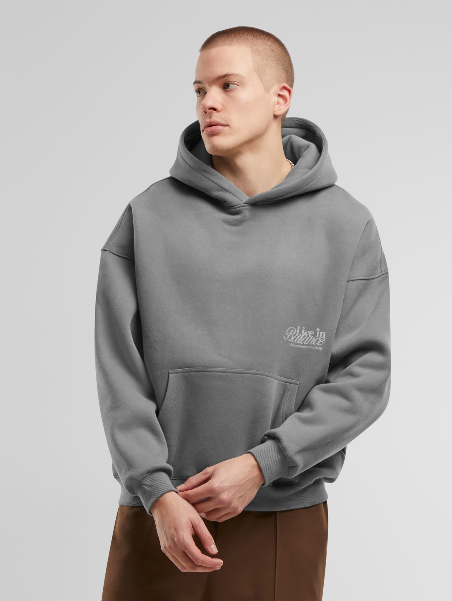 Another Cotton Lab Live in Balance Heavy Oversized Hoodie