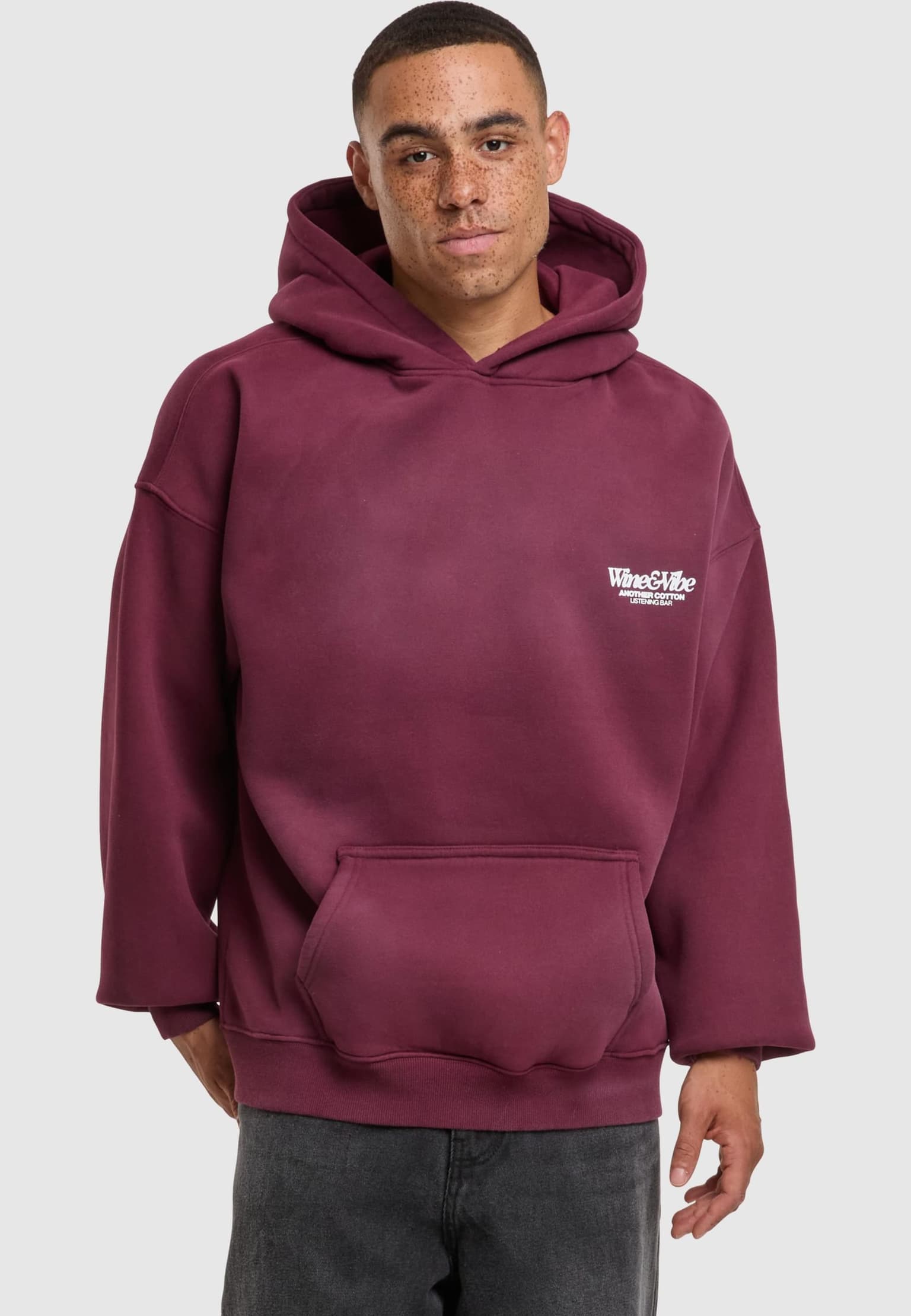 Another Cotton Lab Wine & Vibe Washed Hoodie