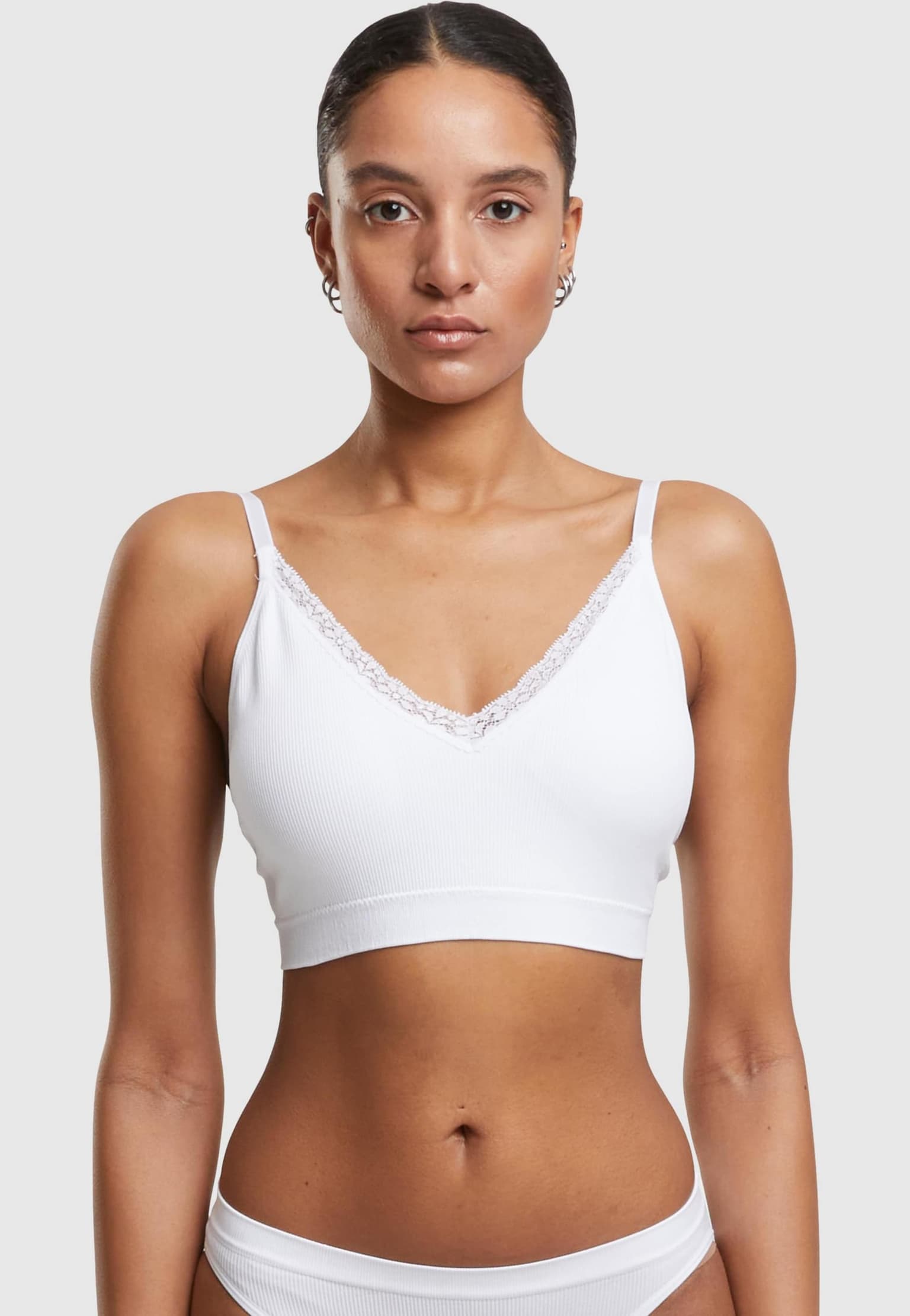 Urban Classics Ladies Padded Rip Bra 2-Pack – Bild 3