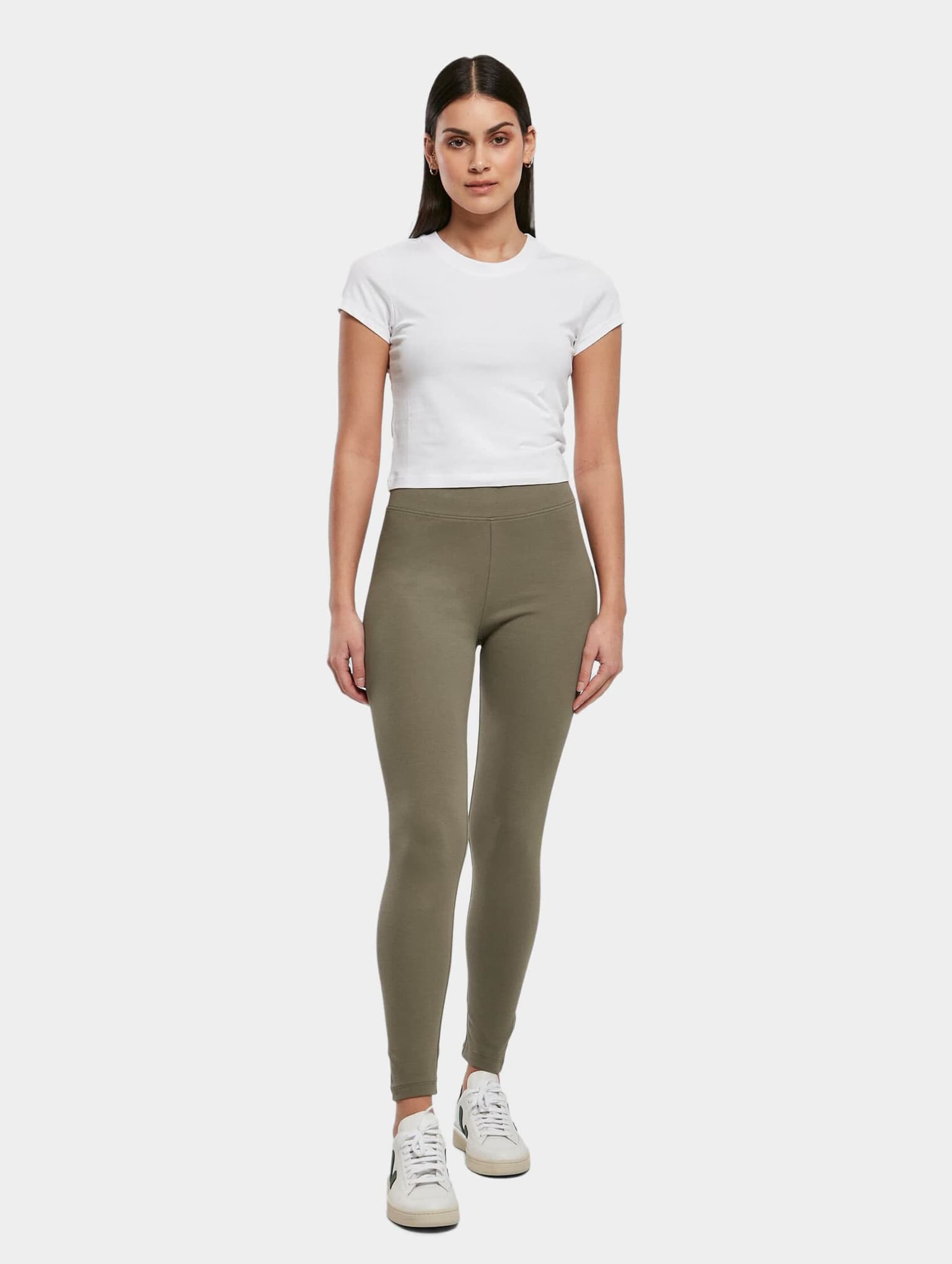 Urban Classics Ladies High Waist Jersey Leggings – Bild 4