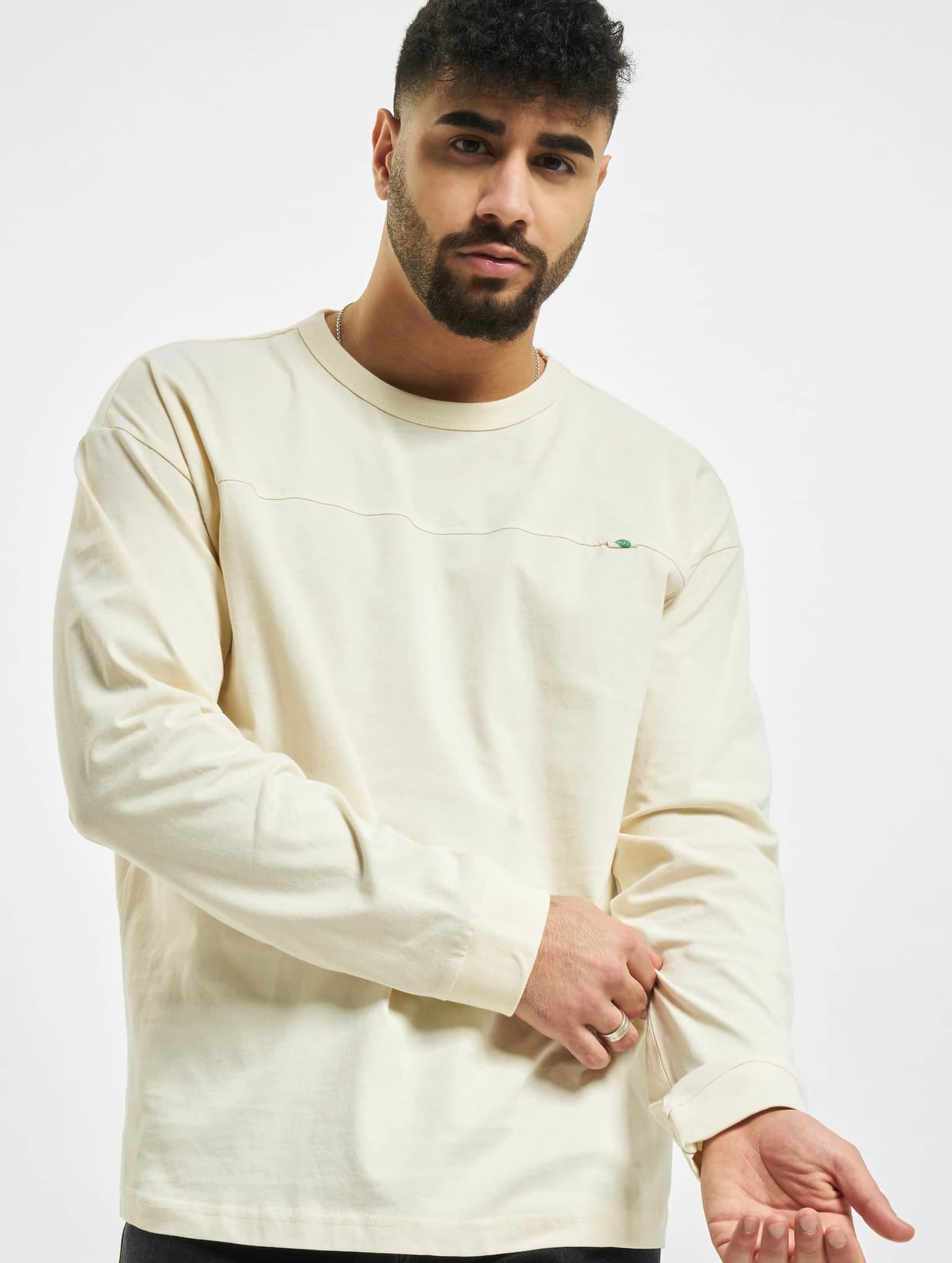 Urban Classics Essentials Cotton Short Curved Oversized LS