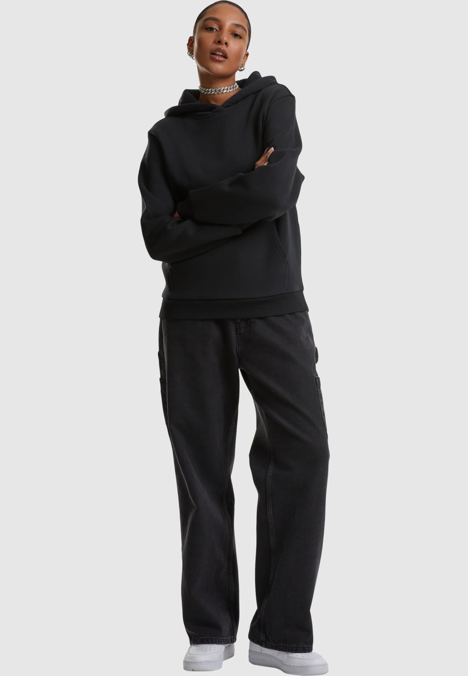 Urban Classics Ladies Fluffy Hoodie – Bild 4