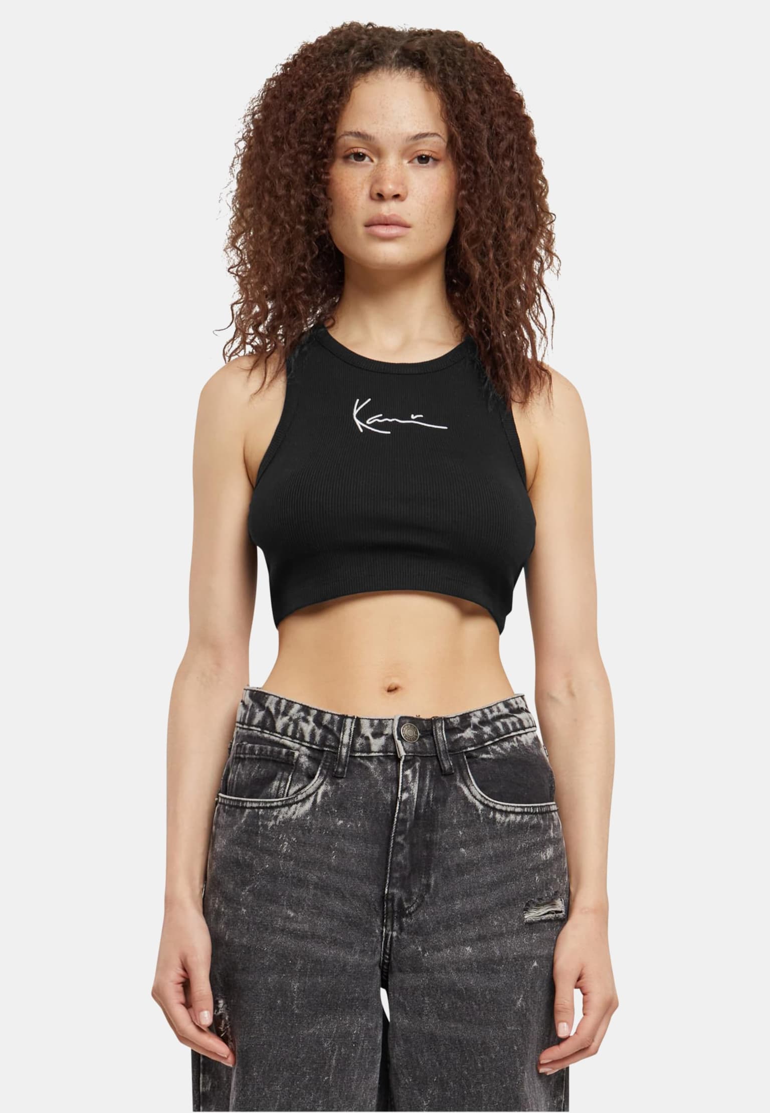 Karl Kani Small Signature Essential Racer Rib Top