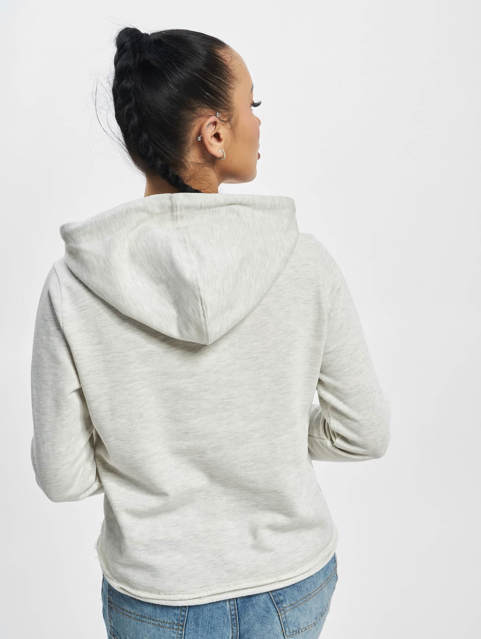 Urban Classics Ladies Cropped Terry Hoody – Bild 2