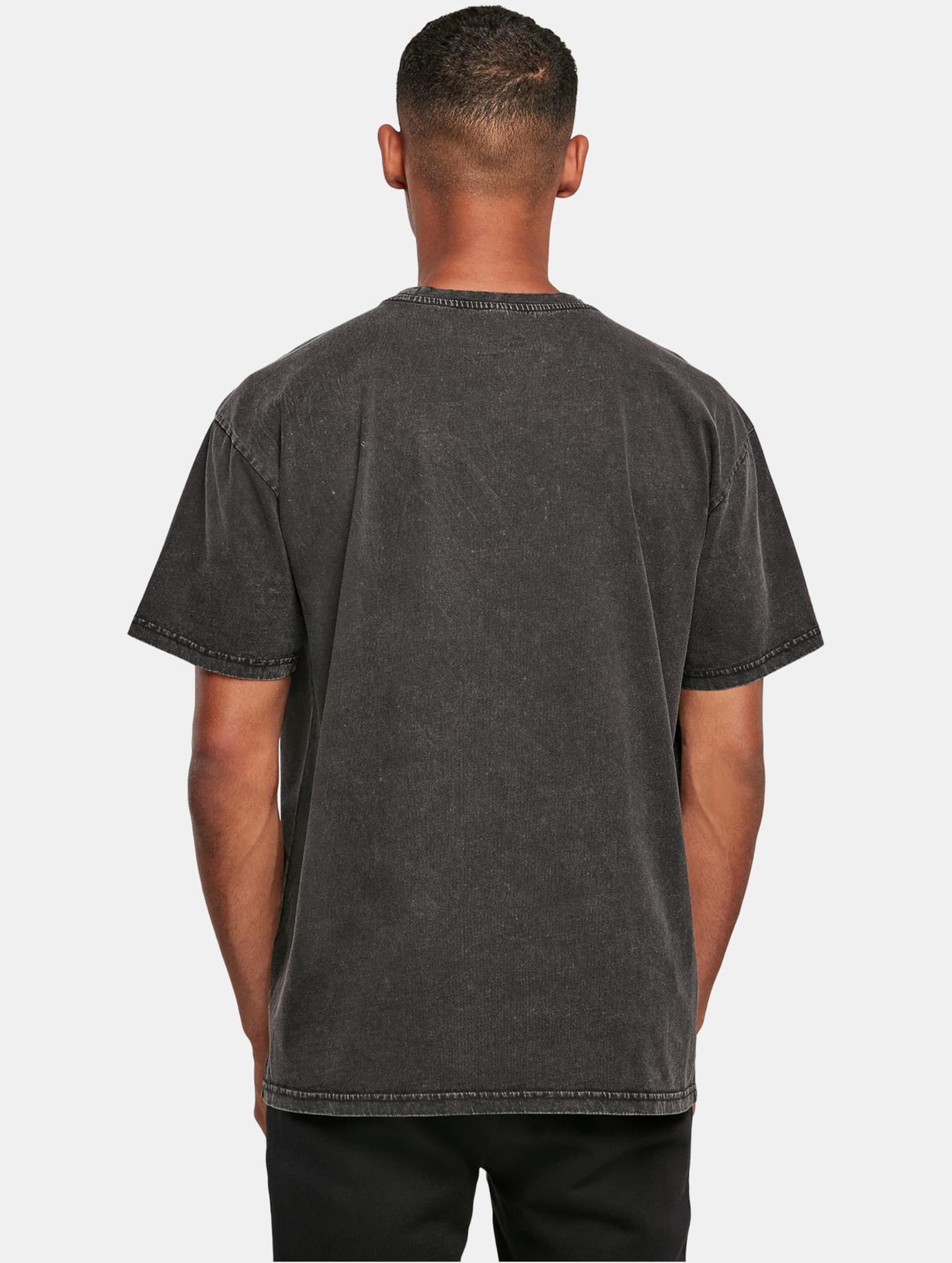Merchcode POD Pizza Comic Acid Washed Oversized Tee – Bild 2