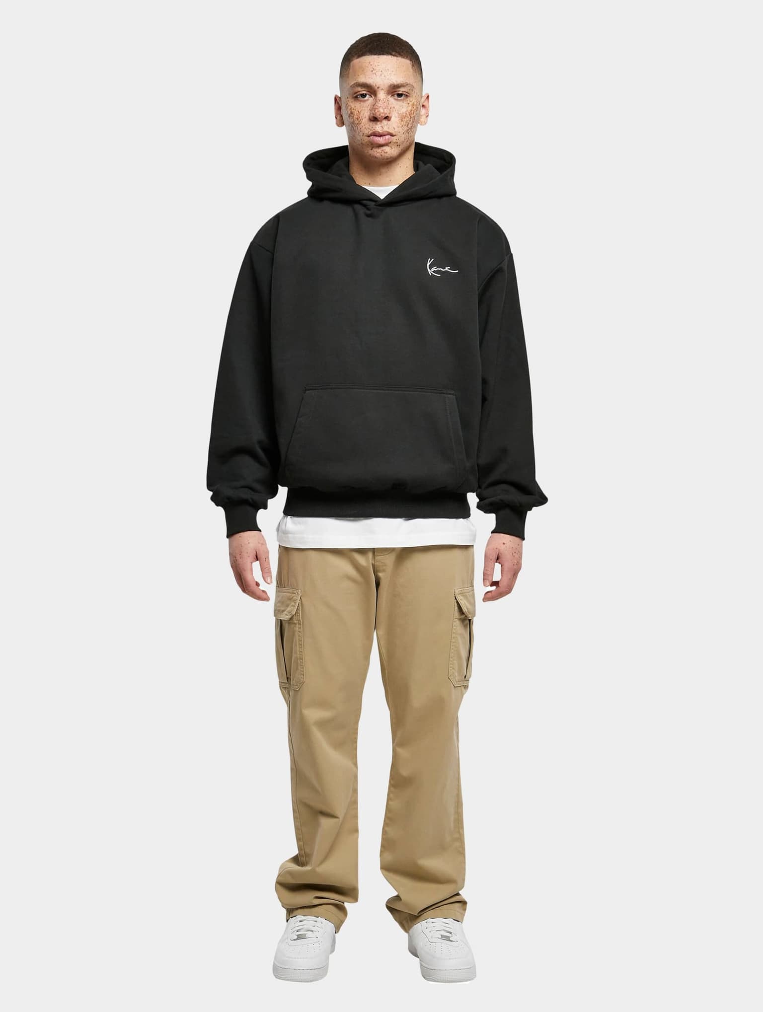 Karl Kani KM231-046-2KK Chest Signature OS Hoodie black – Bild 4