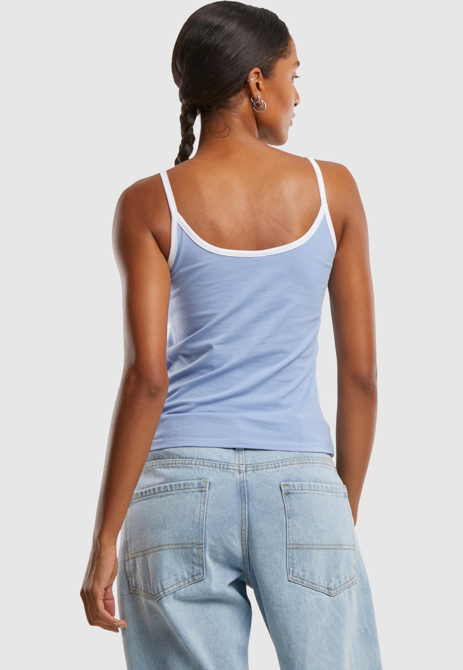 Urban Classics Ladies Contrast Basic Top 2-Pack – Bild 3