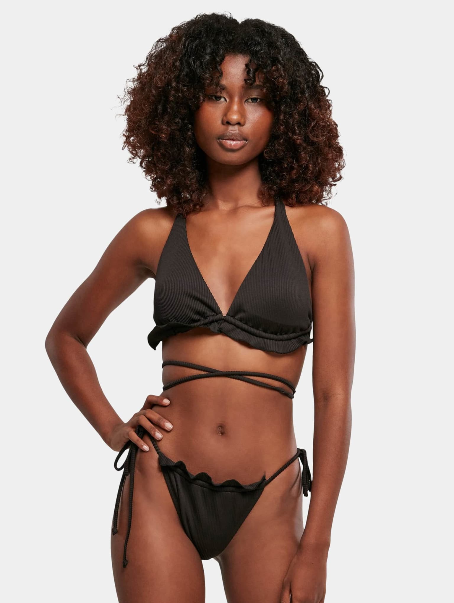 Urban Classics Ladies Rib Babylock Triangle Bikini