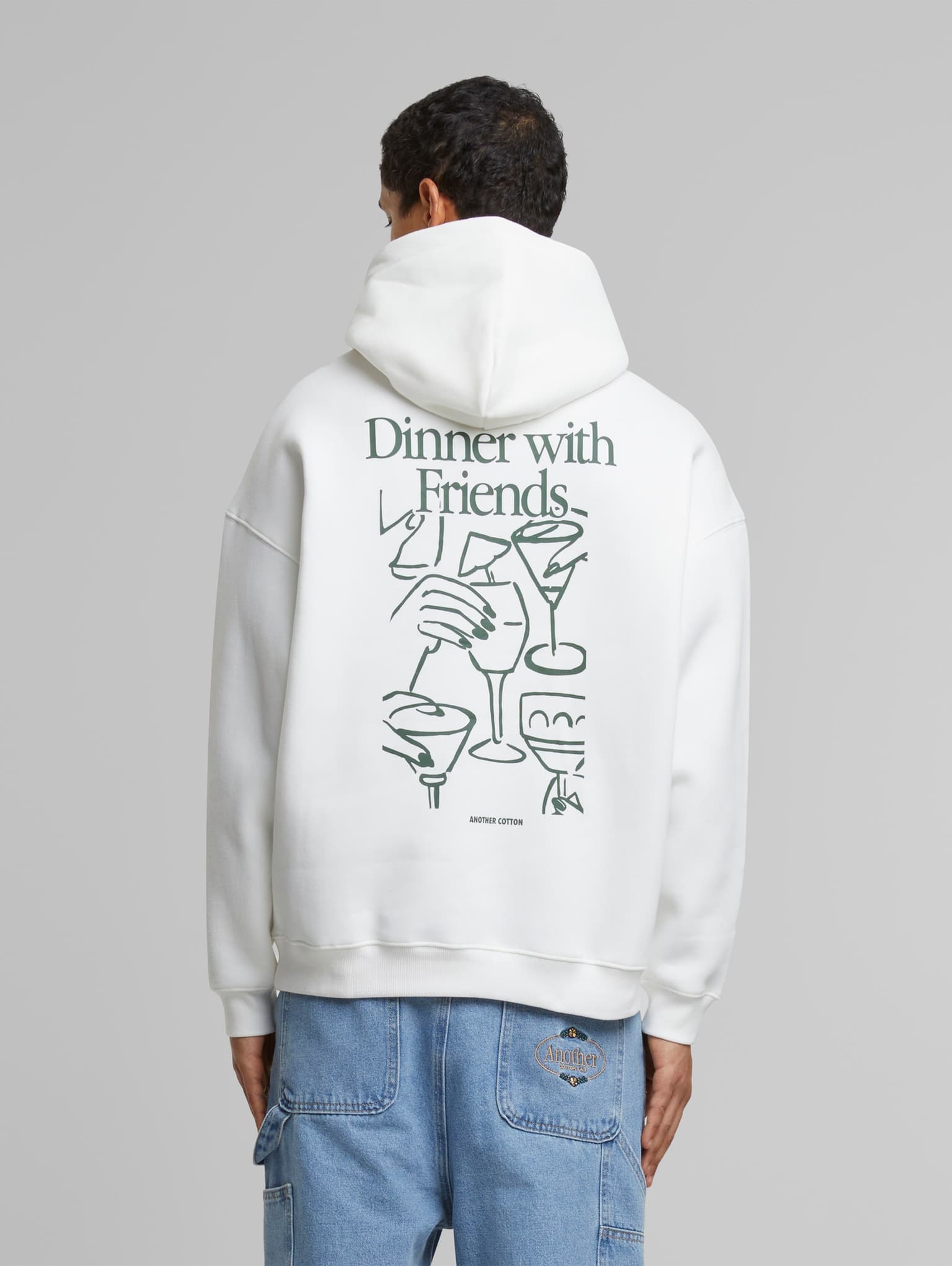 Another Cotton Lab Dinner With Friends Oversized Hoodie – Bild 3