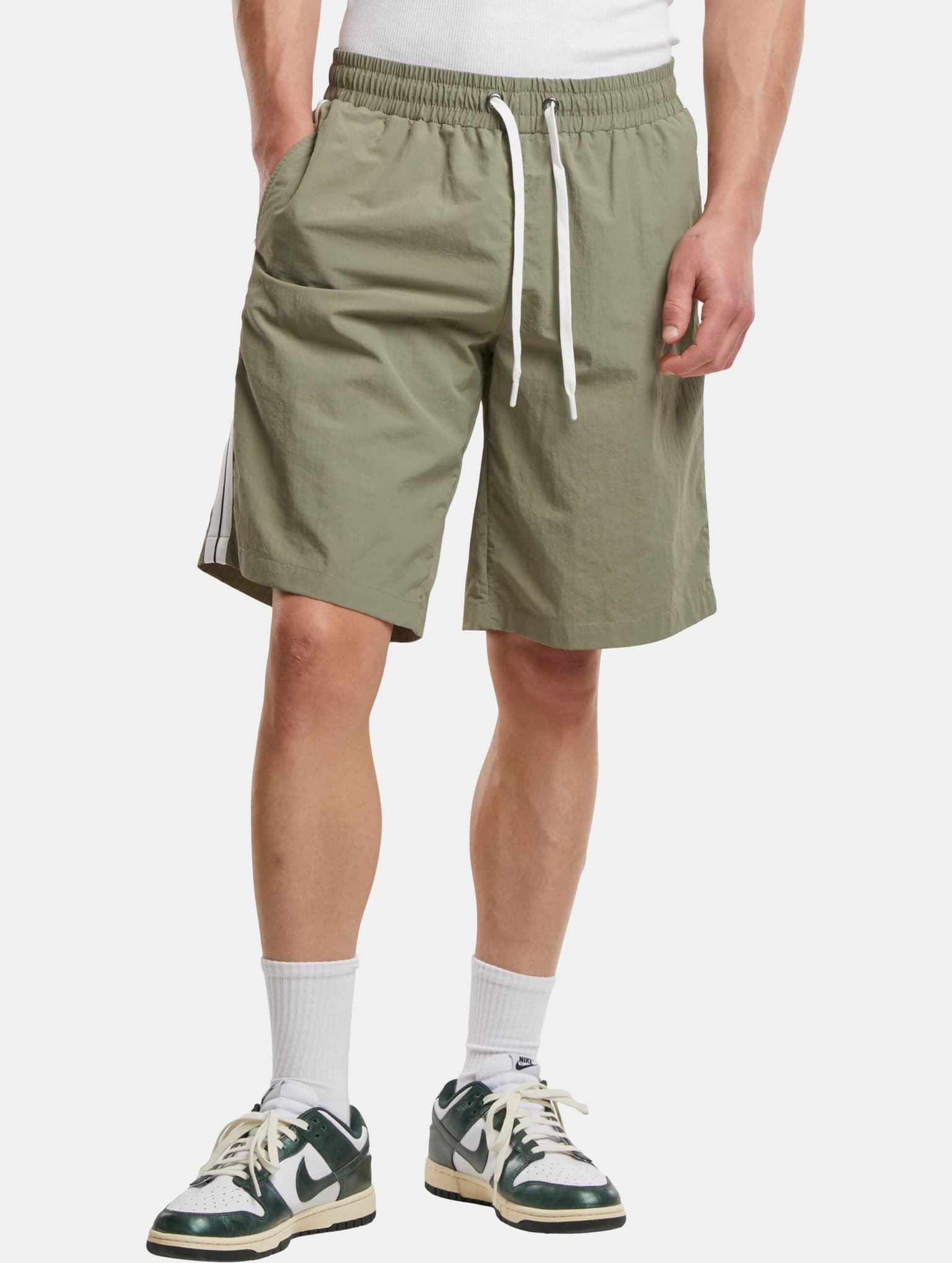 Urban Classics Board Short With Patched Stripe
