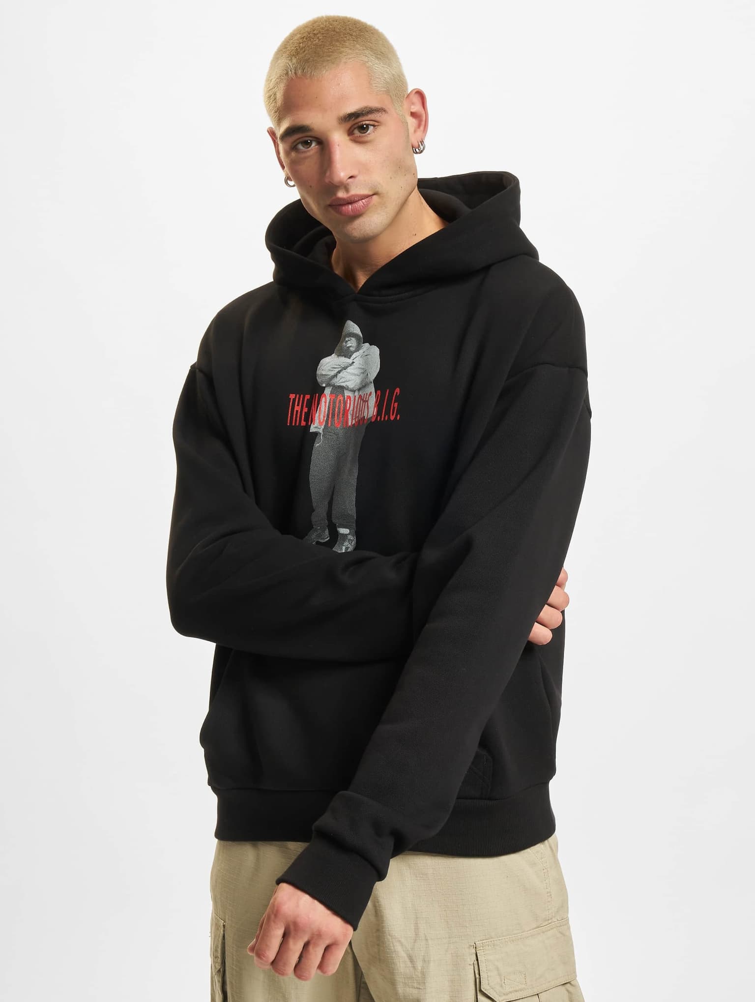 Mister Tee Upscale Biggie Smalls Concrete Heavy Oversize Hoody