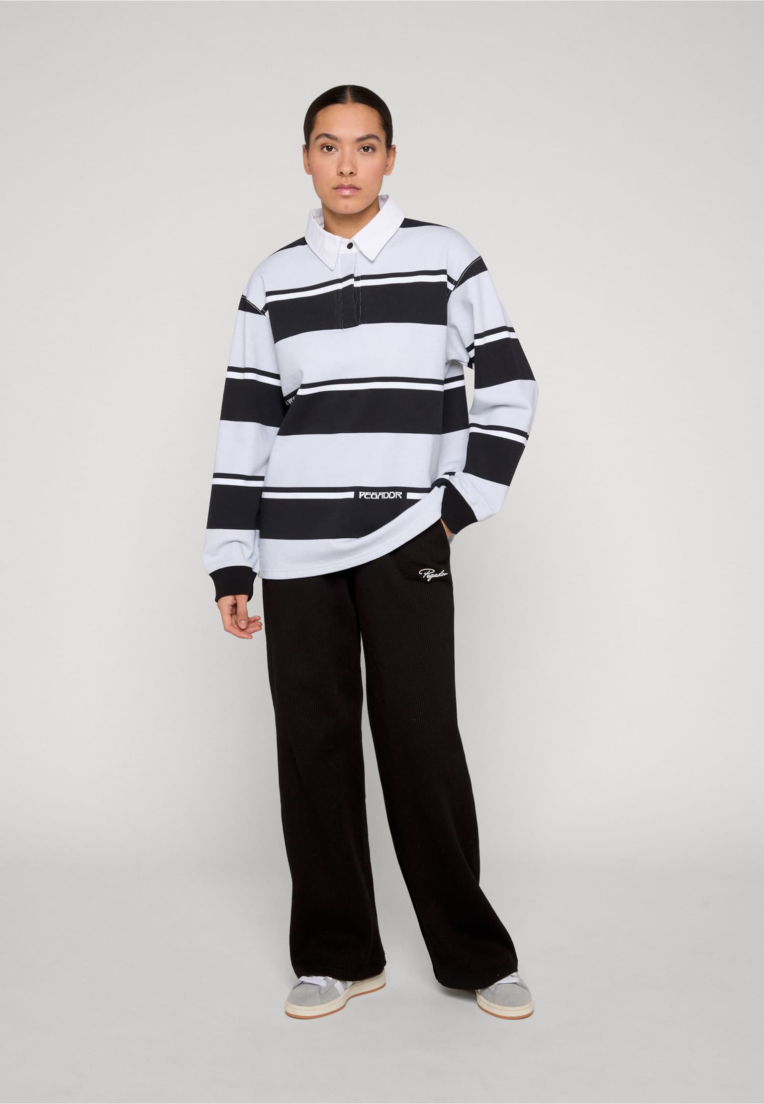 PEGADOR Morella Striped Polo Sweater – Bild 3