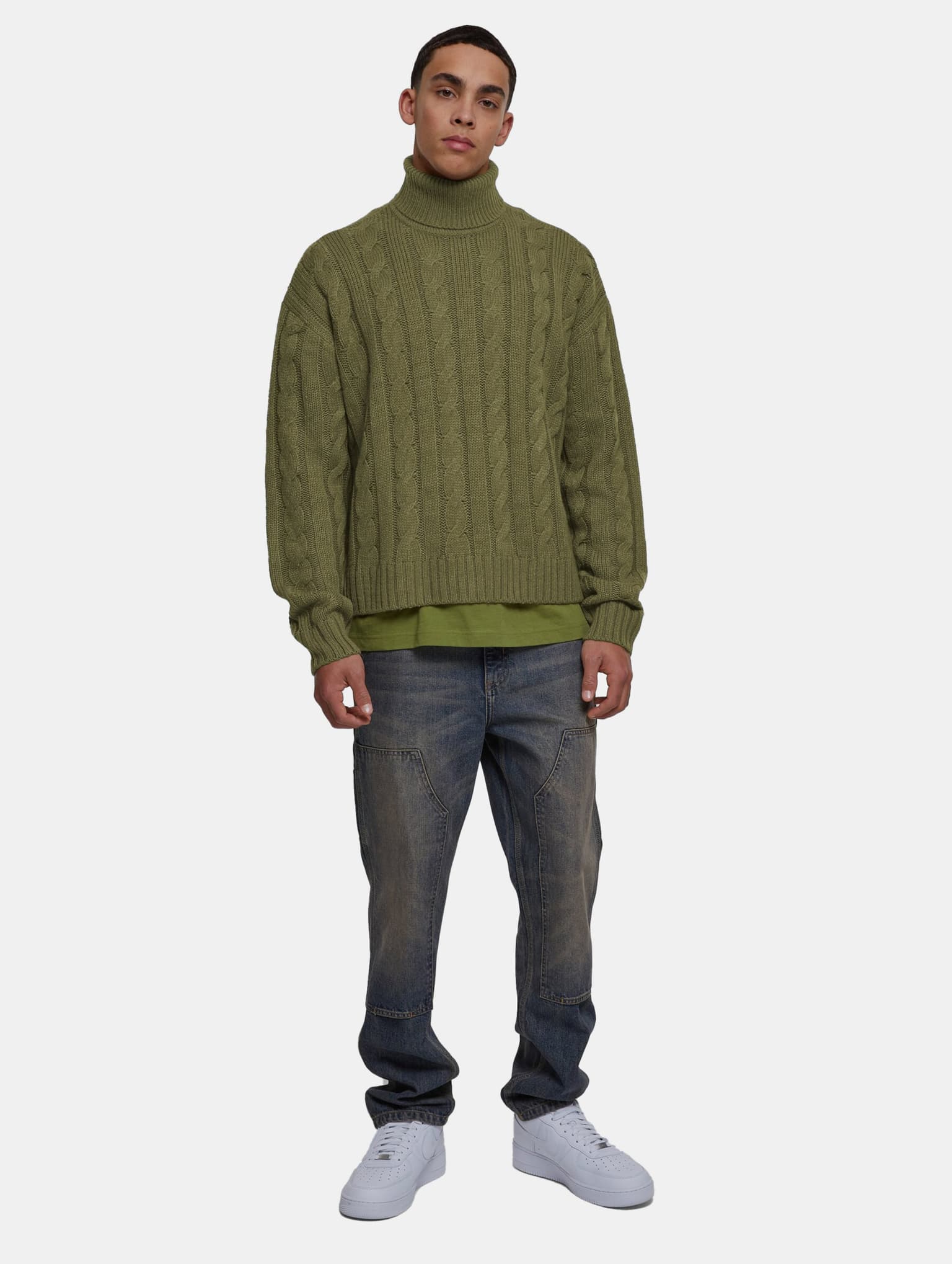 Urban Classics Boxy Roll Neck Sweater – Bild 4