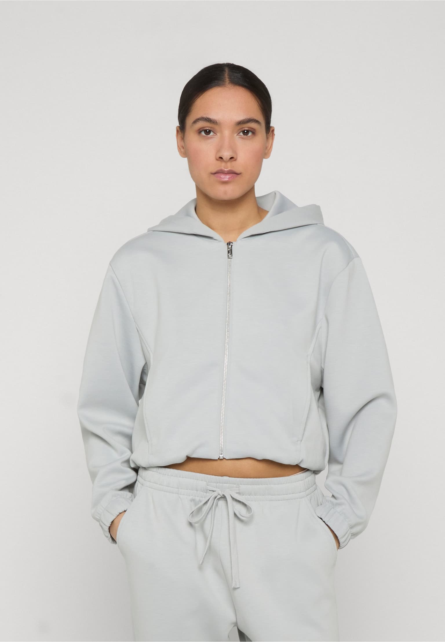 Urban Classics Ladies Scuba Zip Hoodie