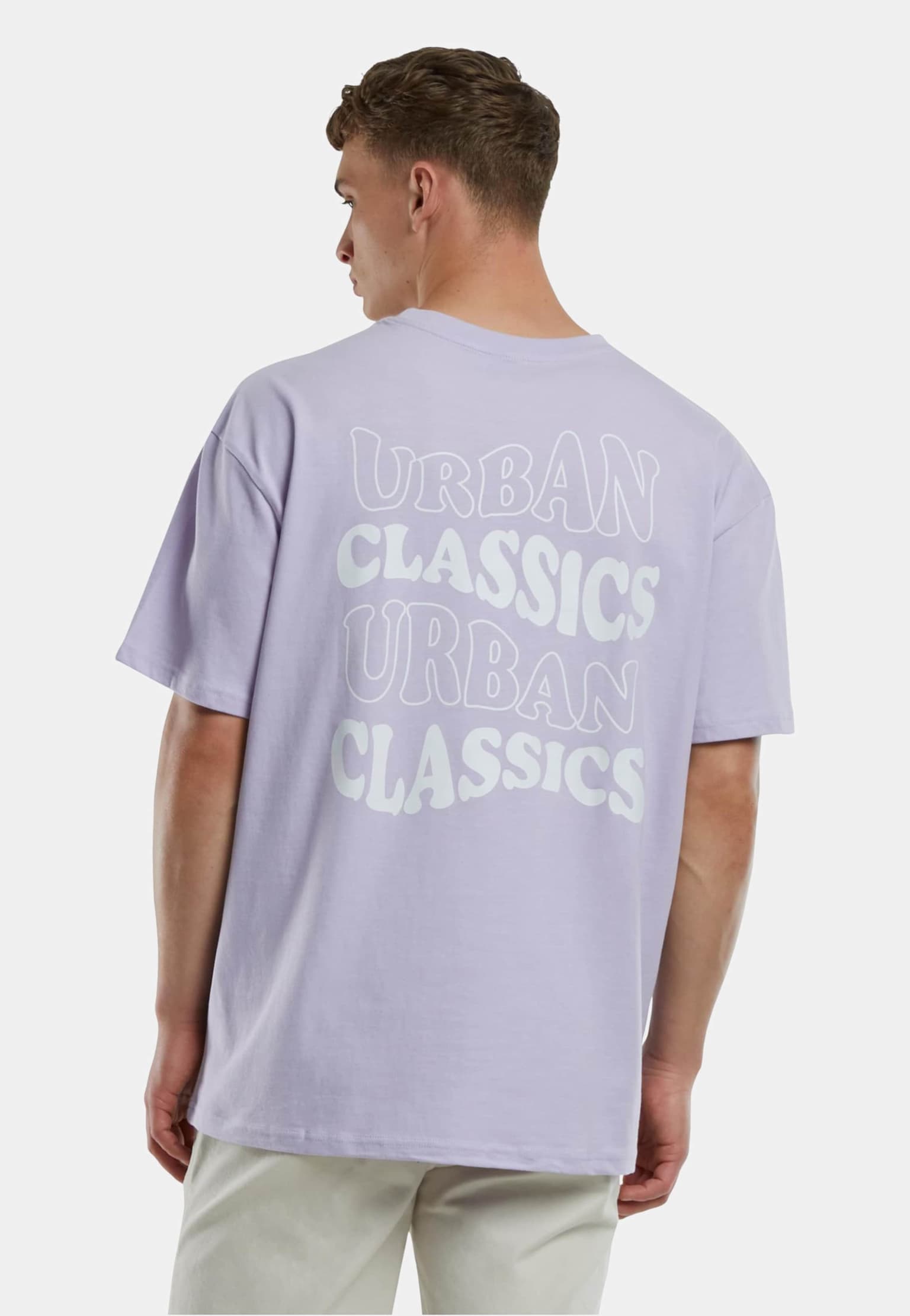 Urban Classics UC Weavy Logo Heavy Oversized Tee – Bild 2